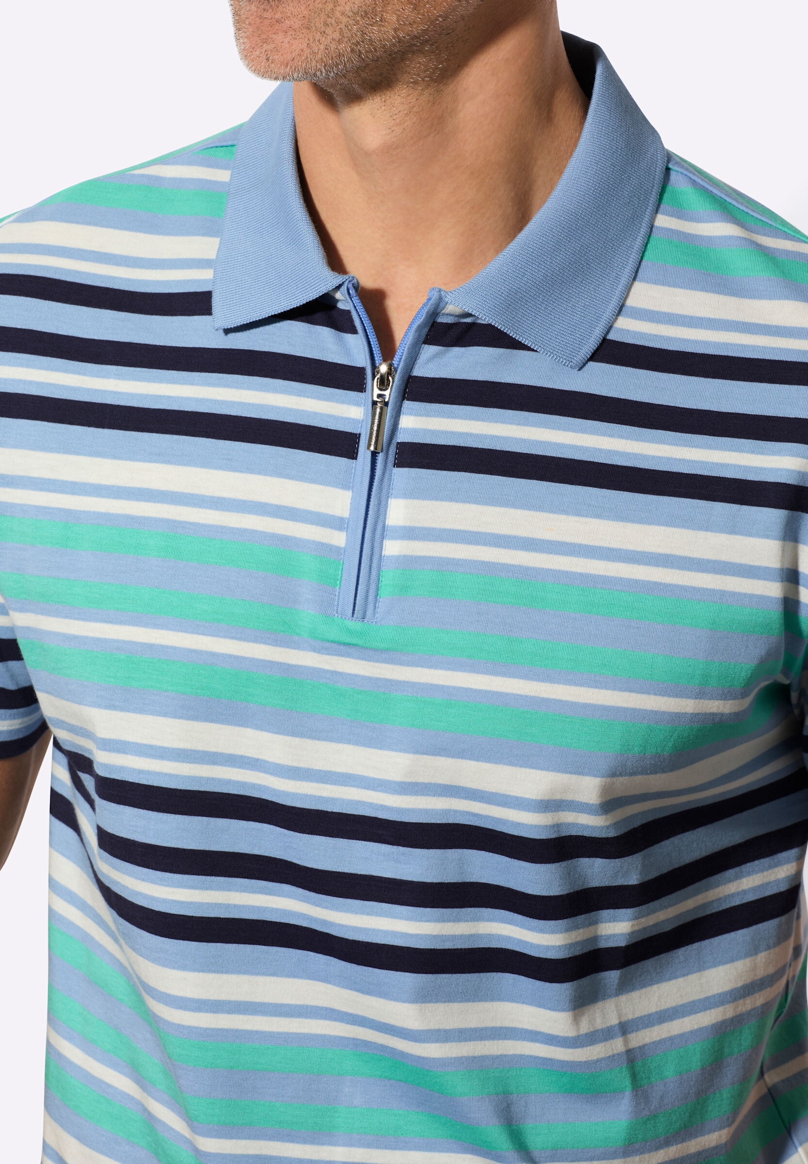 Sieh an! Poloshirt »Kurzarm-Poloshirt Poloshirt«