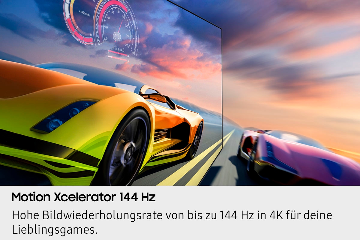 Samsung OLED-Fernseher »GQ65S90FAT«, 4K Ultra HD, Smart-TV, HDR+ & Glare Free, Dolby Atmos & AI Sound, Gaming Hub, bis zu 144Hz