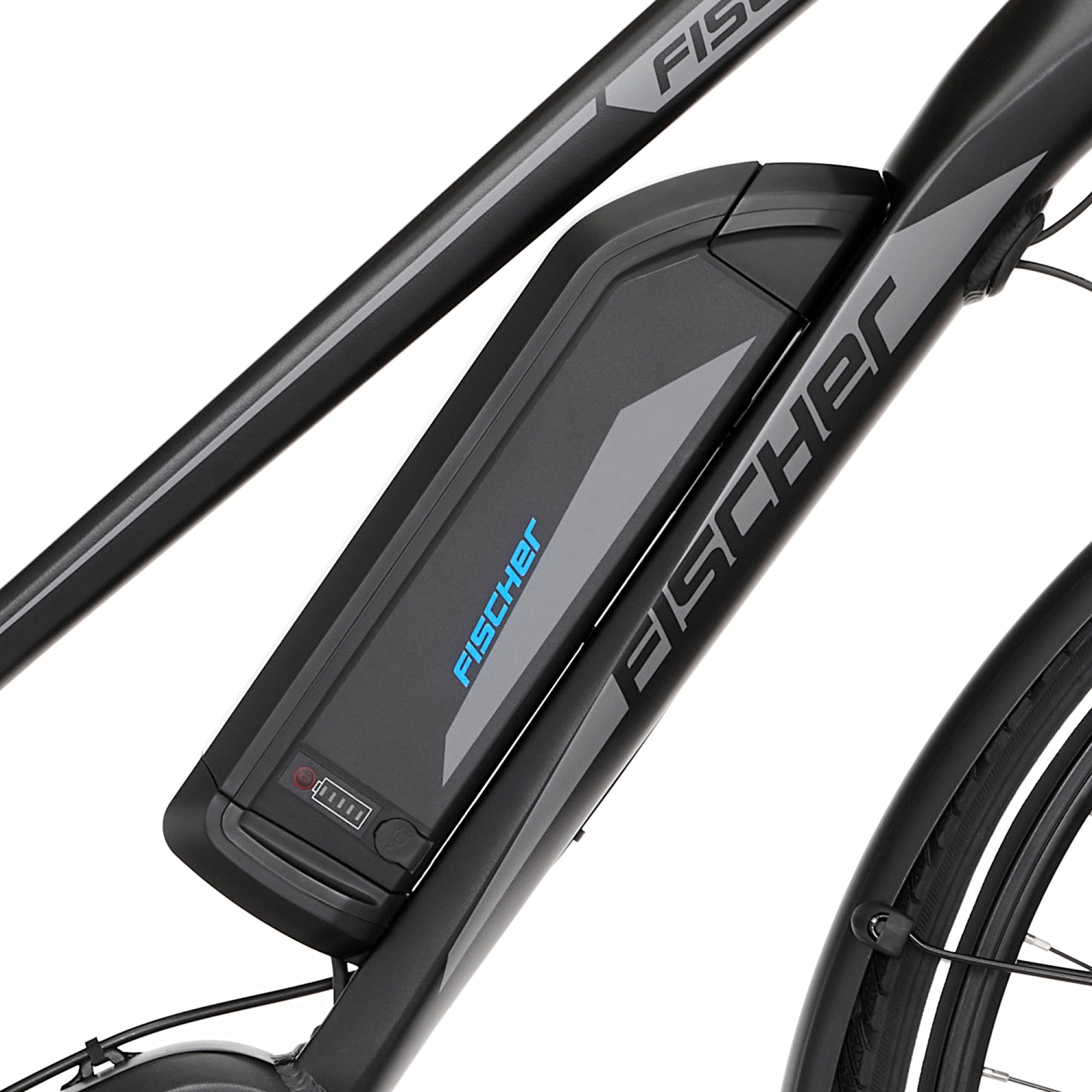 FISCHER Fahrrad E-Bike »VIATOR ETD 1861«, 10 Gang, Shimano, Deore, Mittelmotor 250 W, (mit Faltschloss), Pedelec, Elektrofahrrad für Damen u. Herren