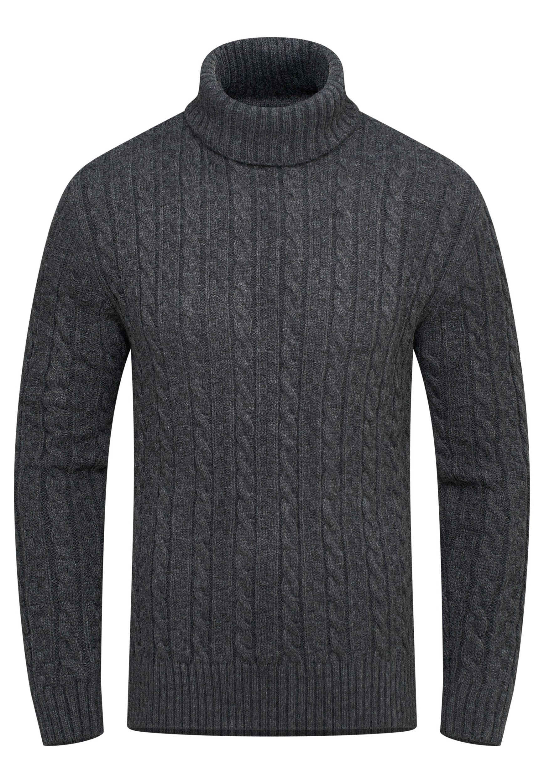 CARISMA Rollkragenpullover »CARISMA Strickpullover CRMUS« Grobstrick Zopf-Muster