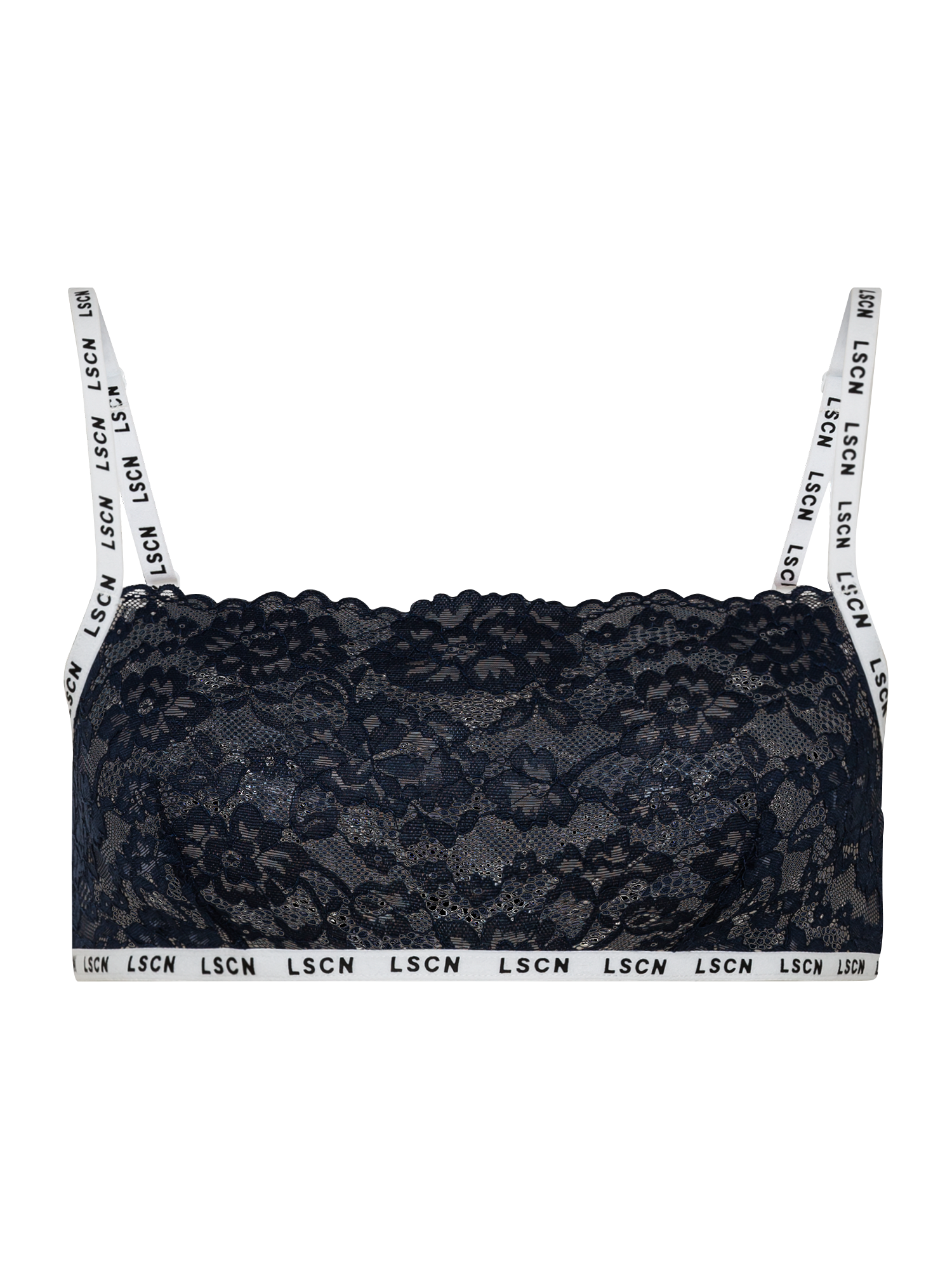 LSCN by LASCANA Bustier, mit floraler Spitze