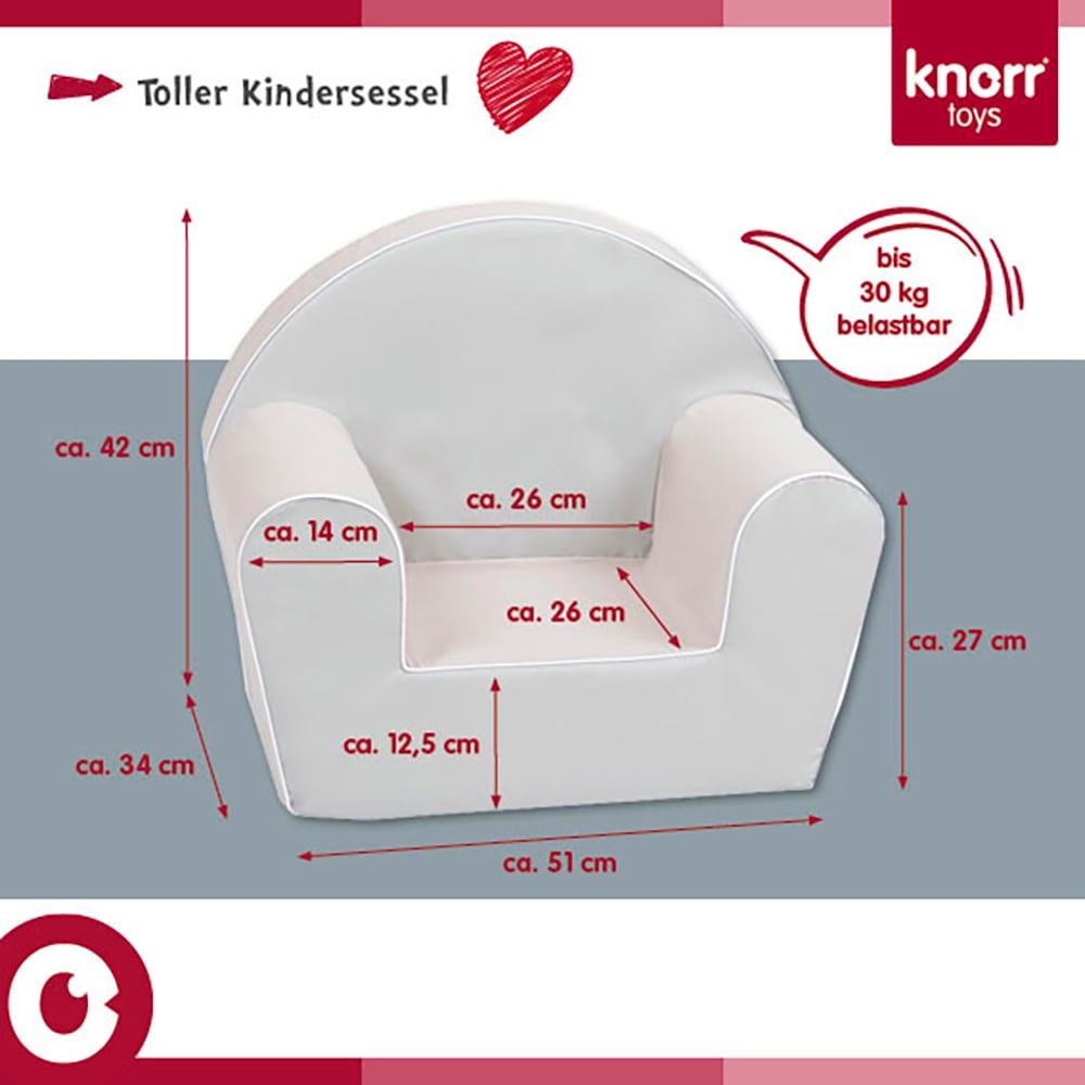 Knorrtoys® Sessel »Einhorn pink«, für Kinder; Made in Europe