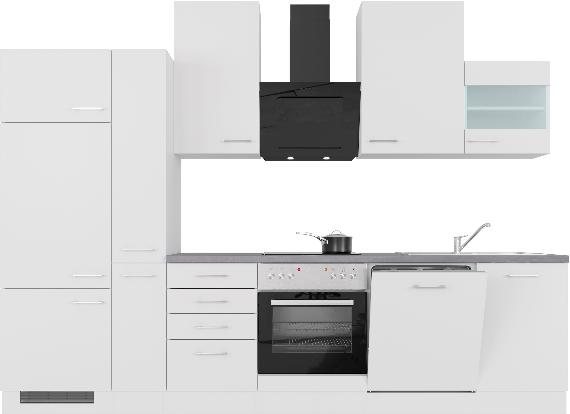 Küche »Neo«, Breite 310 cm, mit und ohne E-Geräte lieferbar