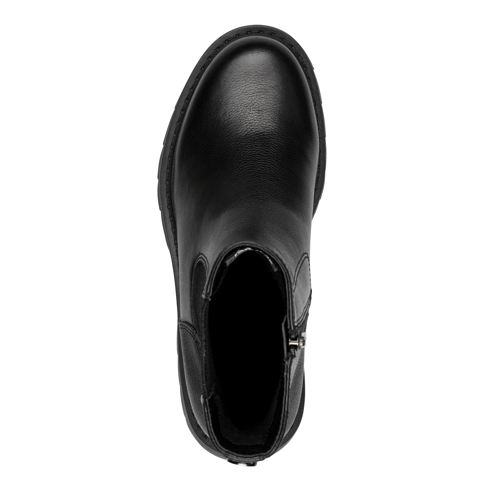 Tamaris Chelseaboots  , Blockabsatz, Stiefelette mit Stretcheinsatz an der Außenseite