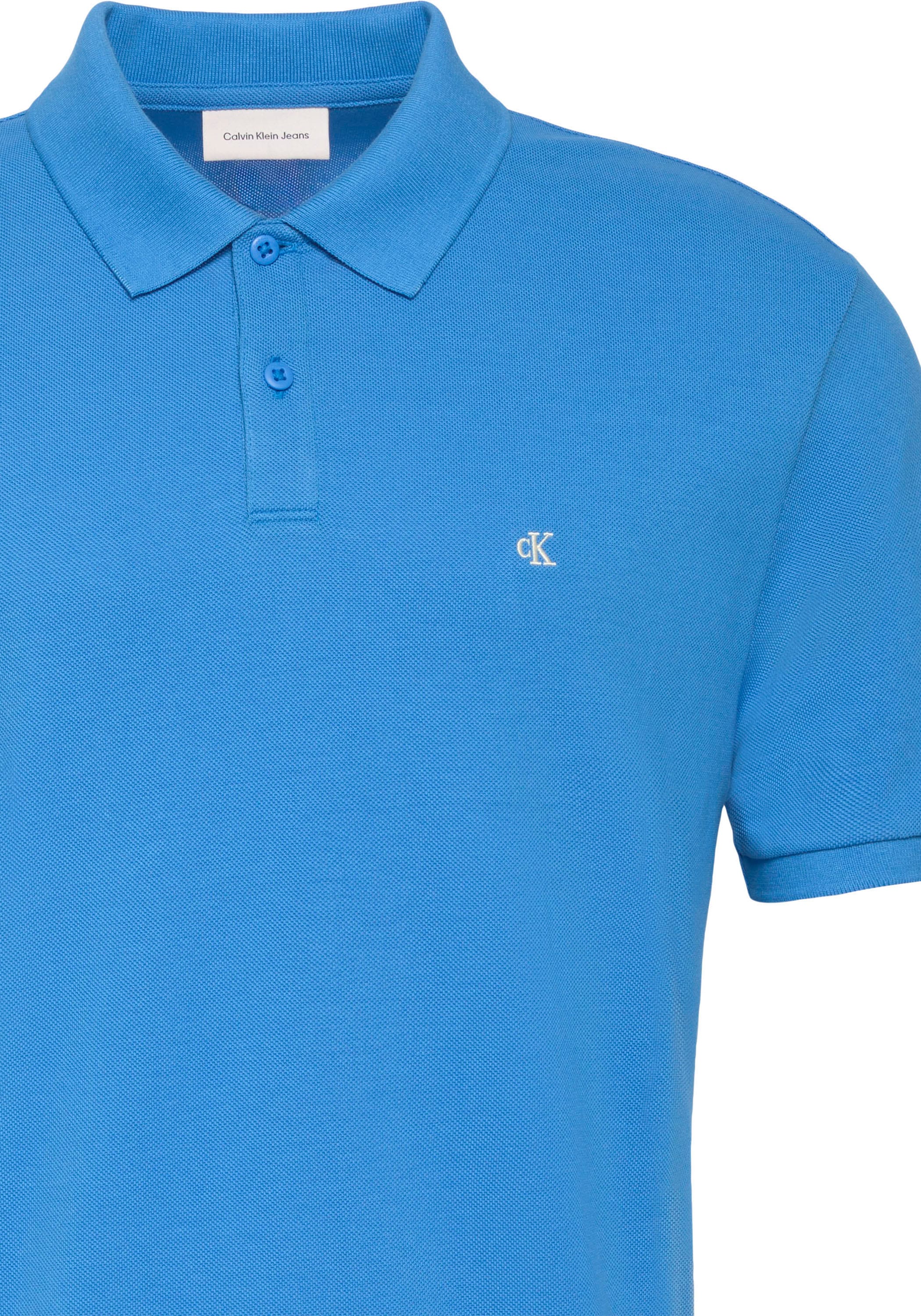 Calvin Klein Jeans Poloshirt »SS CASUAL PIQUE CLASSIC POLO« Mit Rundhalsausschnitt