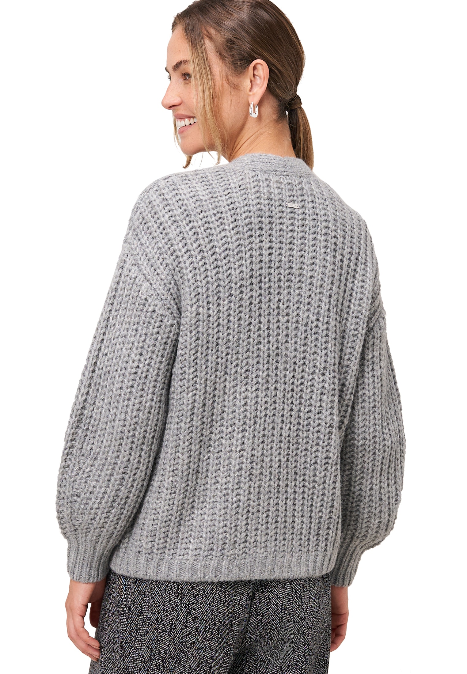 Zero Strickjacke »Grobstrickjacke offener Style«