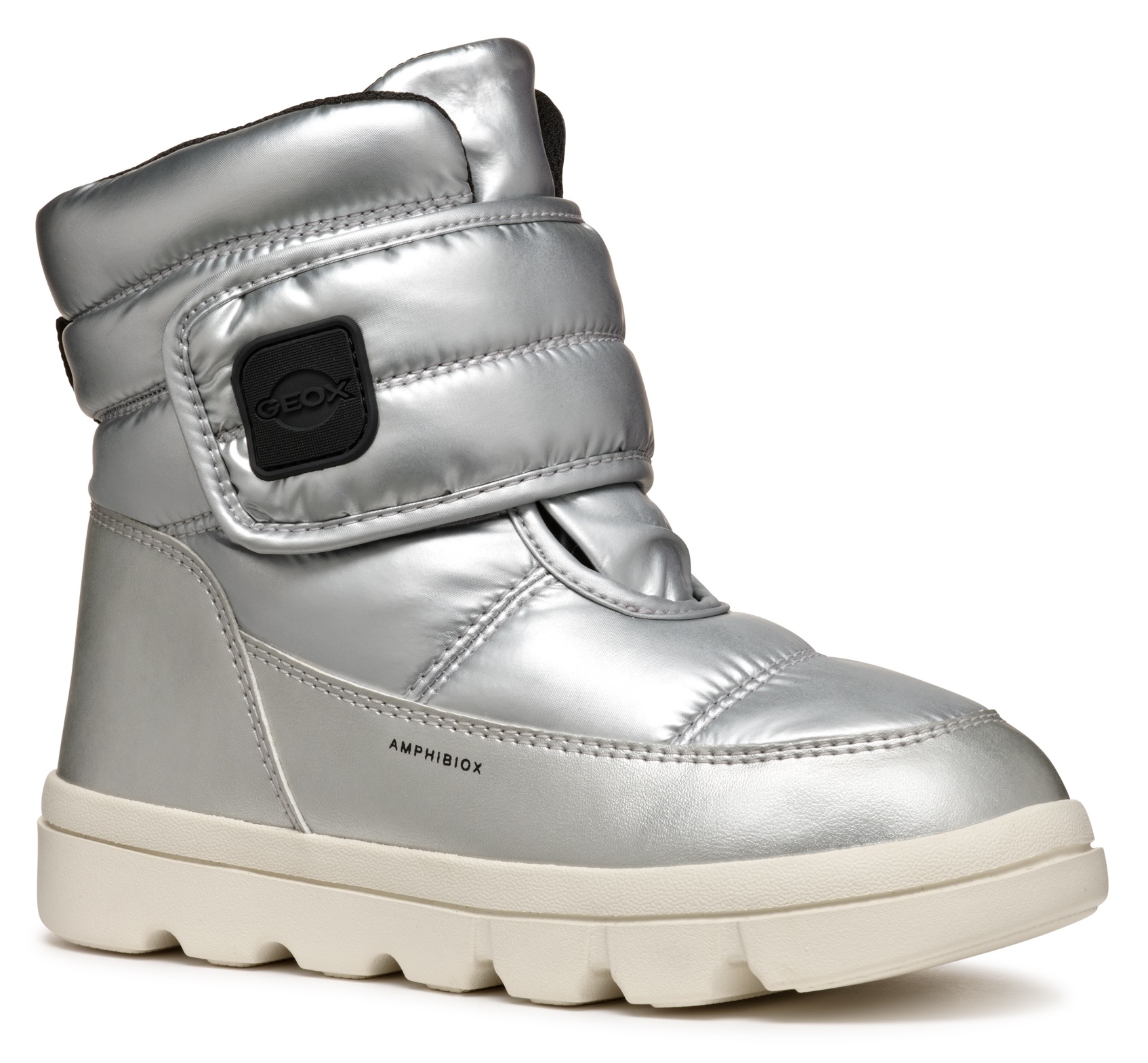 Geox Winterboots »J WILLABOOM GIRL B A«, Klettstiefel, Babystiefel Snowboots mit Plateausohle