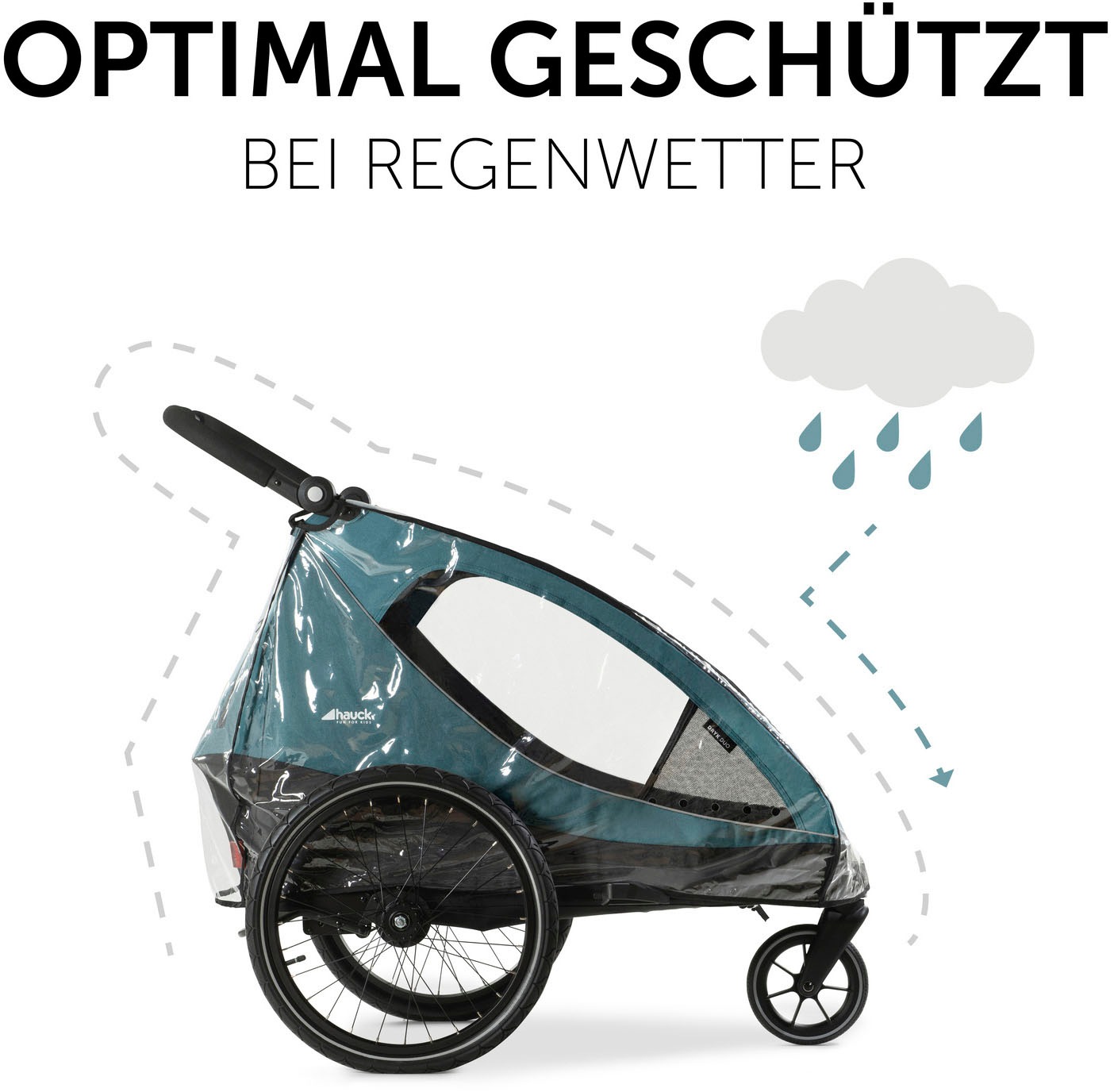 Hauck Regenverdeck »Dryk Duo Raincover«