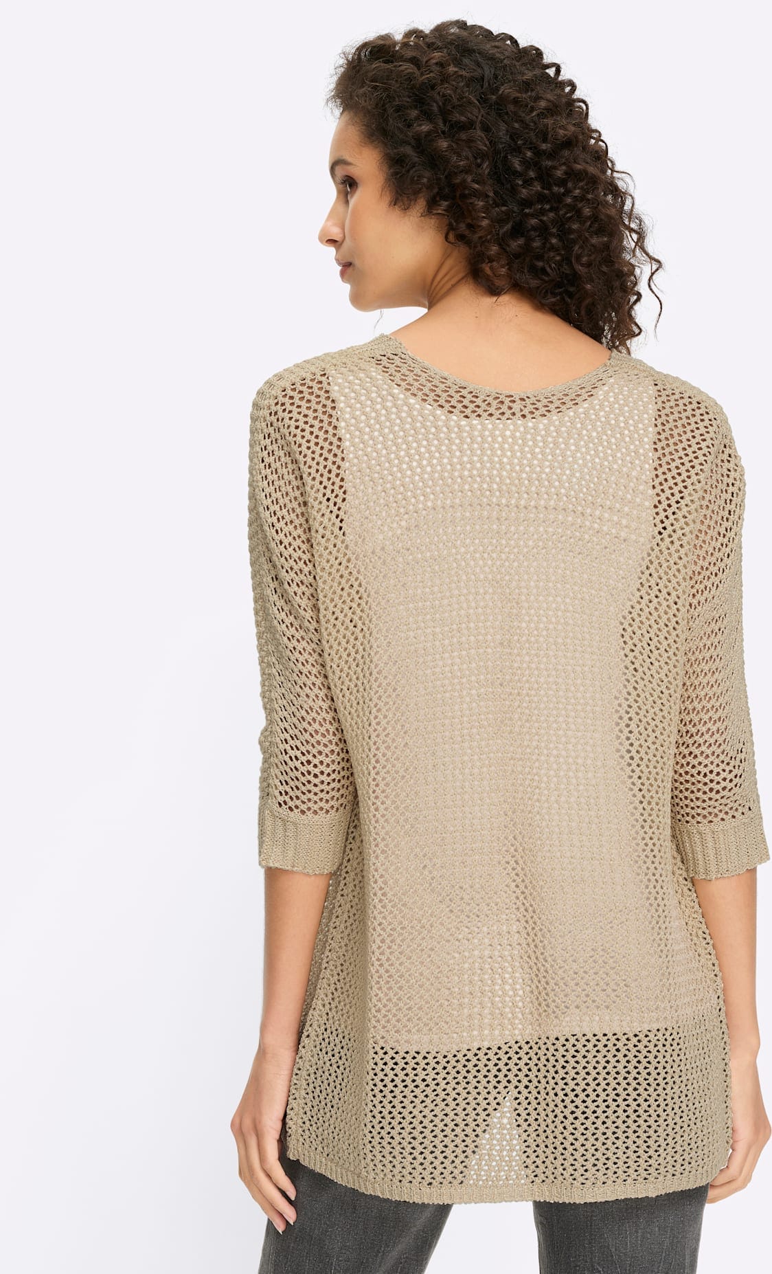 heine Ajourstrickjacke