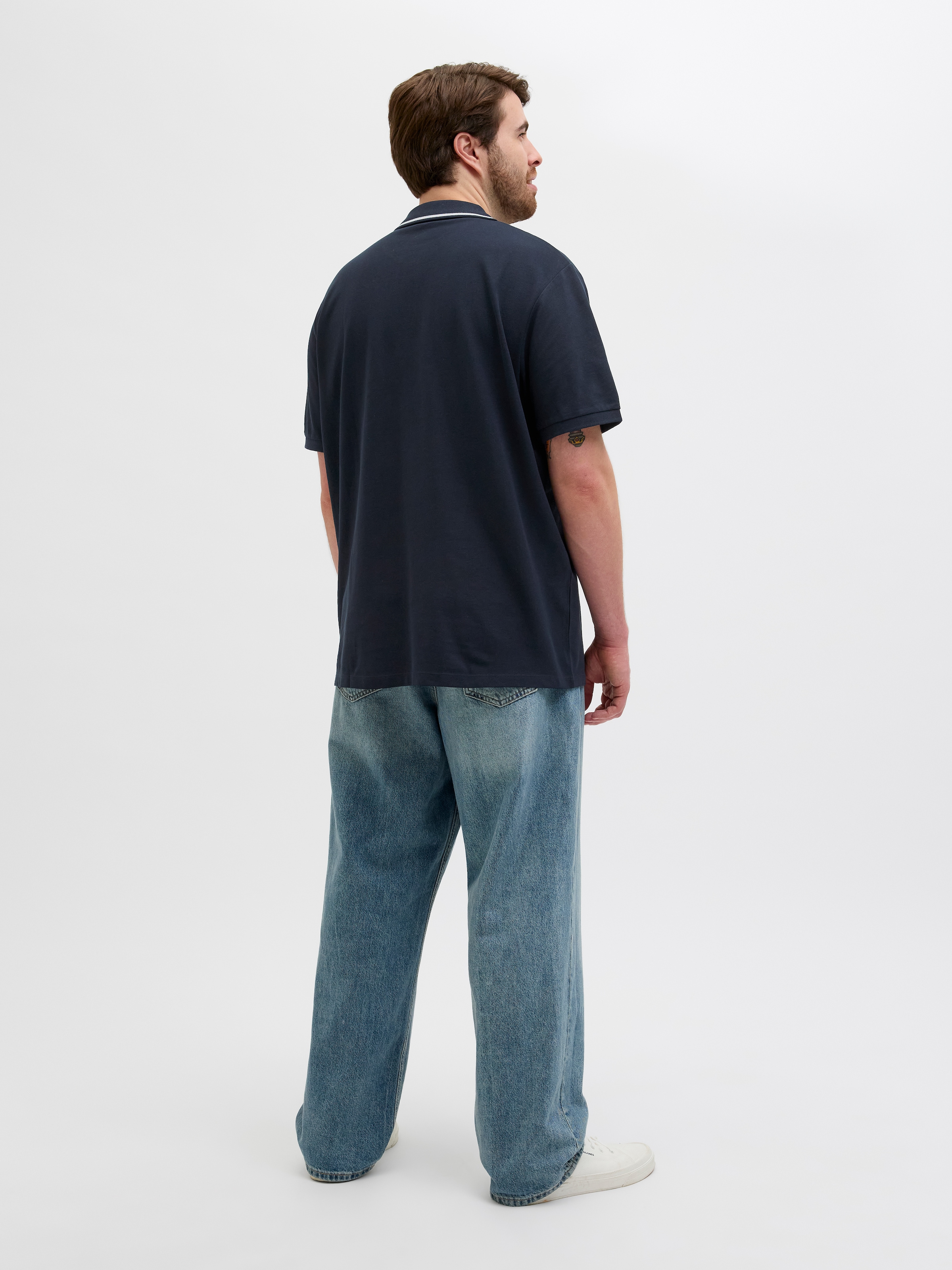 Jack & Jones PlusSize Poloshirt »JJHUDSON POLO SS PLS«
