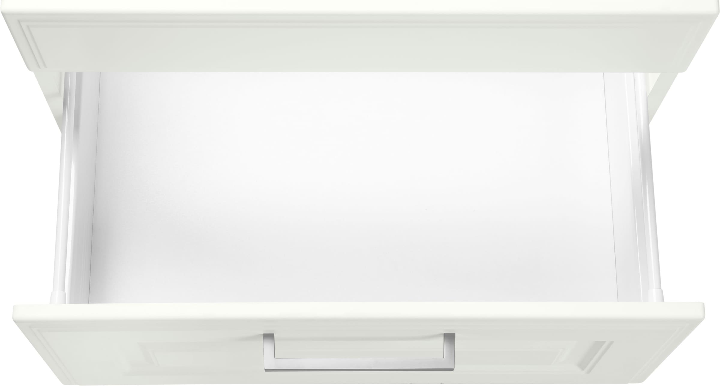 KOCHSTATION Küchenzeile »KS-Stockholm – Küche mit hochwertiger und detailreicher Landhausfront« Breite 340 cm, wahlweise mit E-Geräten,mit MDF-Fronten