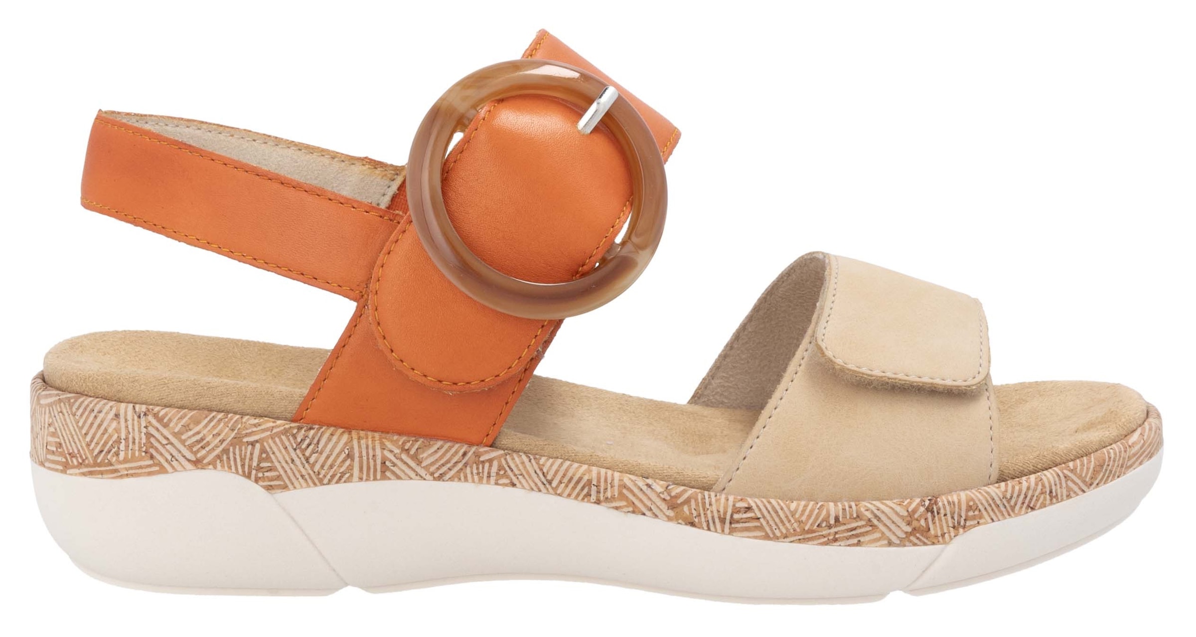 Remonte Keilsandalette, Sommerschuh, Riemchensandale, praktische Klettverschlüsse