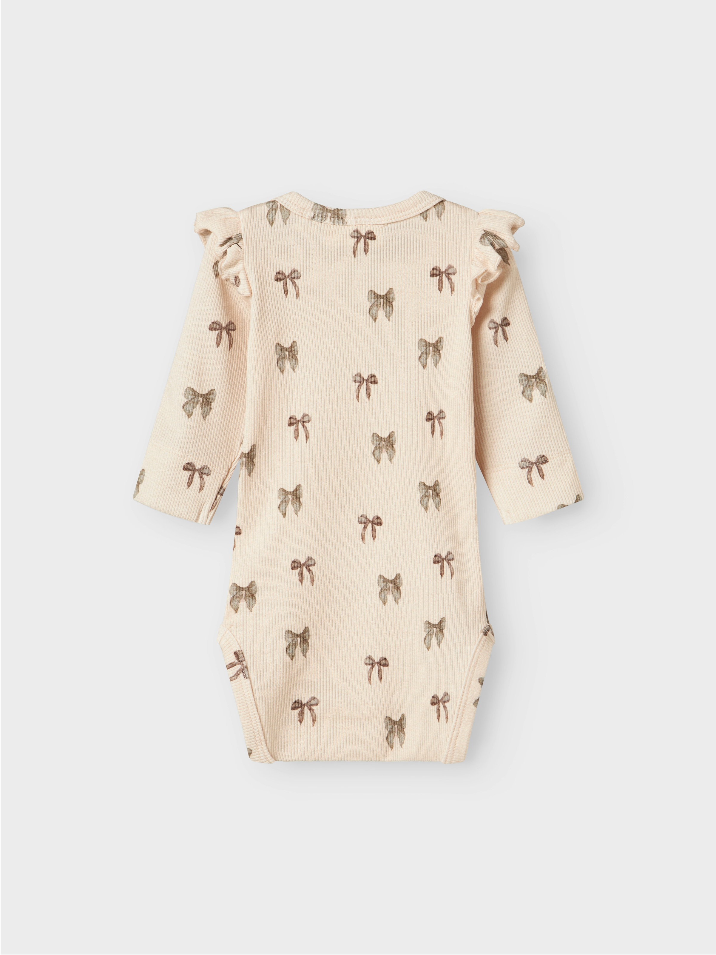 Lil' Atelier Langarmbody »NBFGAVO EKO LS SLIM BODY LIL NOOS« mit Rüschen, weiche Jerseyqualität
