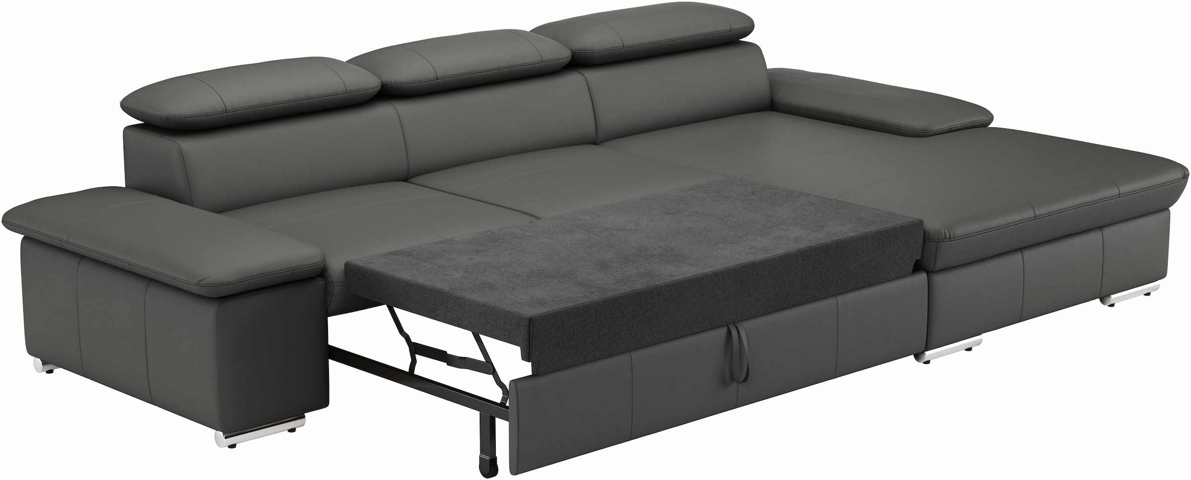 sit&more Ecksofa »Valantine L-Form«, inkl. Kopf- und Armteilverstellung, wahlweise mit Bettfunktion