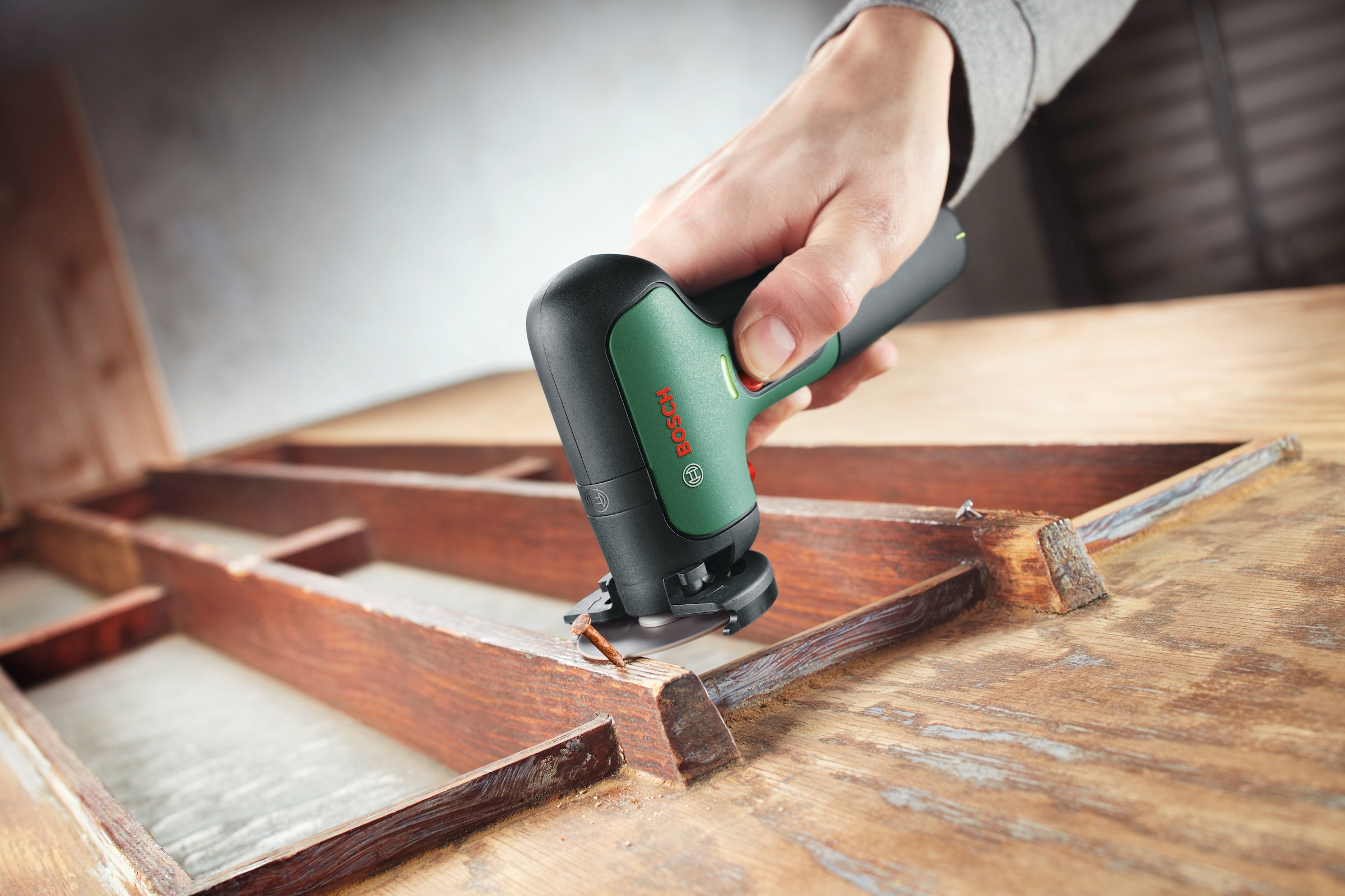 Bosch Home & Garden Trennsäge »Easy Cut & Grind«, (Set), Allround-Trennwerkzeug