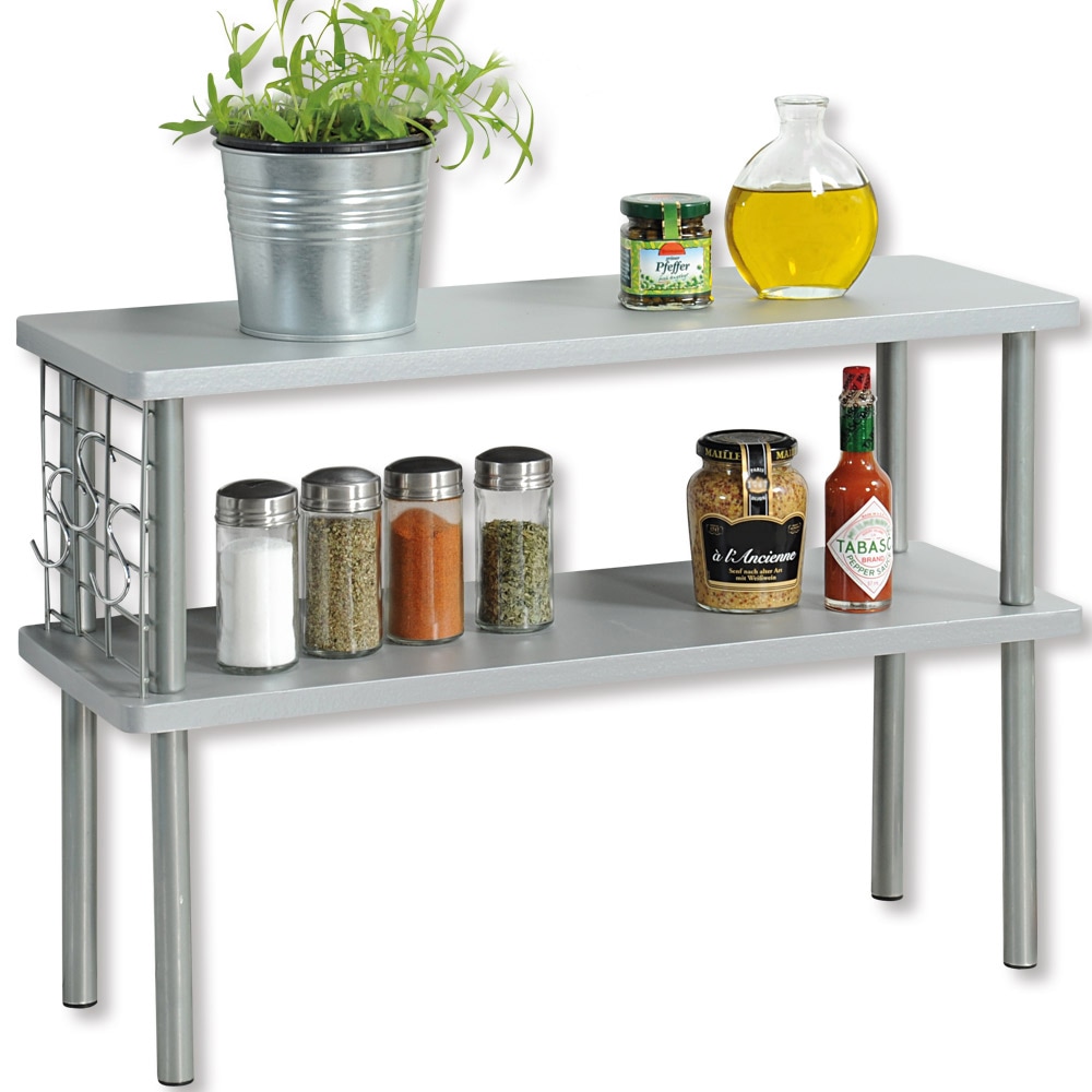 KESPER® Küchenregal »mit 2 Ebenen, FSC« 1 Stk. tlg. inkl. Harken für z.B. Scheren...