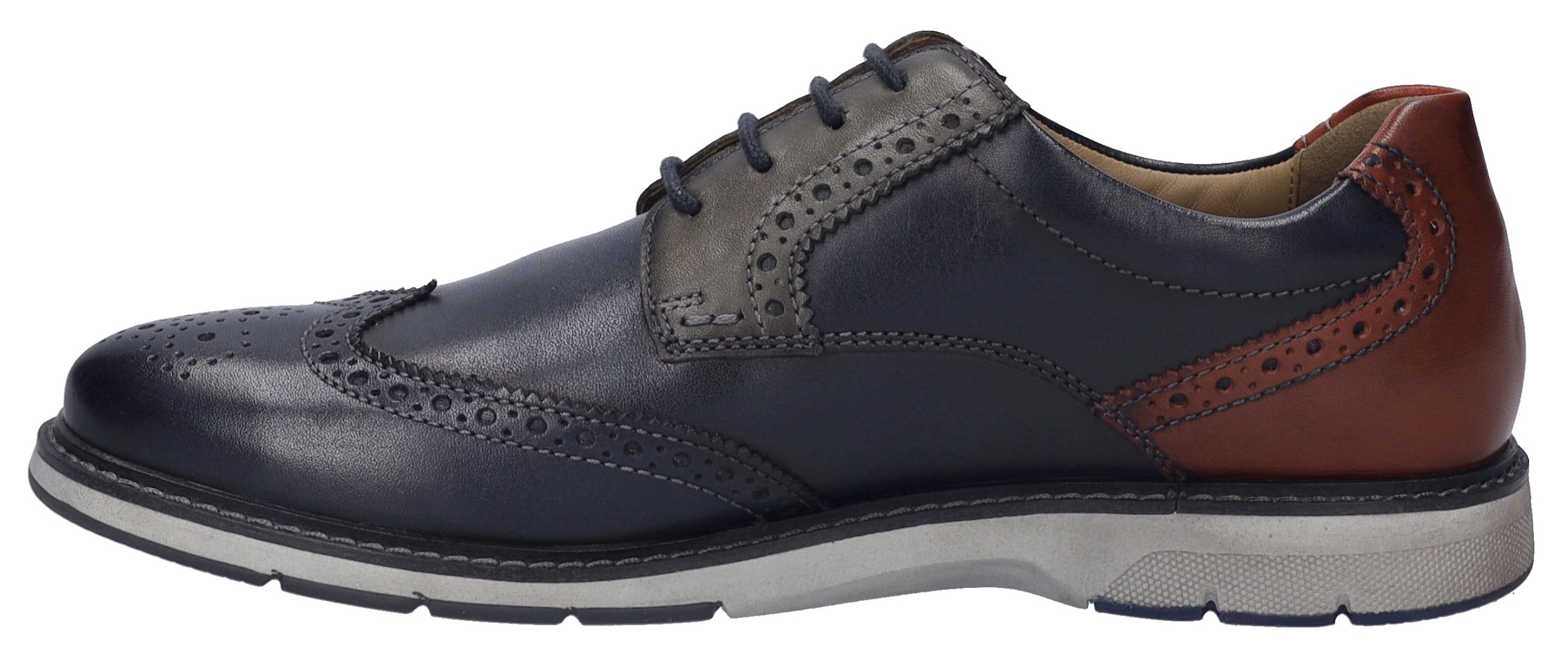 Josef Seibel Budapester »Stuart 07«, Brogue, Business Schuh, Anzugschuh mit Flügelkappe