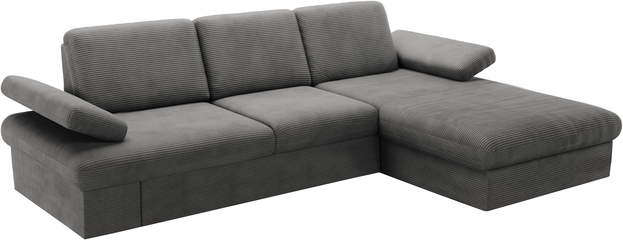 sit&more Ecksofa »Moreno«, mit Armteilverstellung,wahlweise mit Bettfunktion