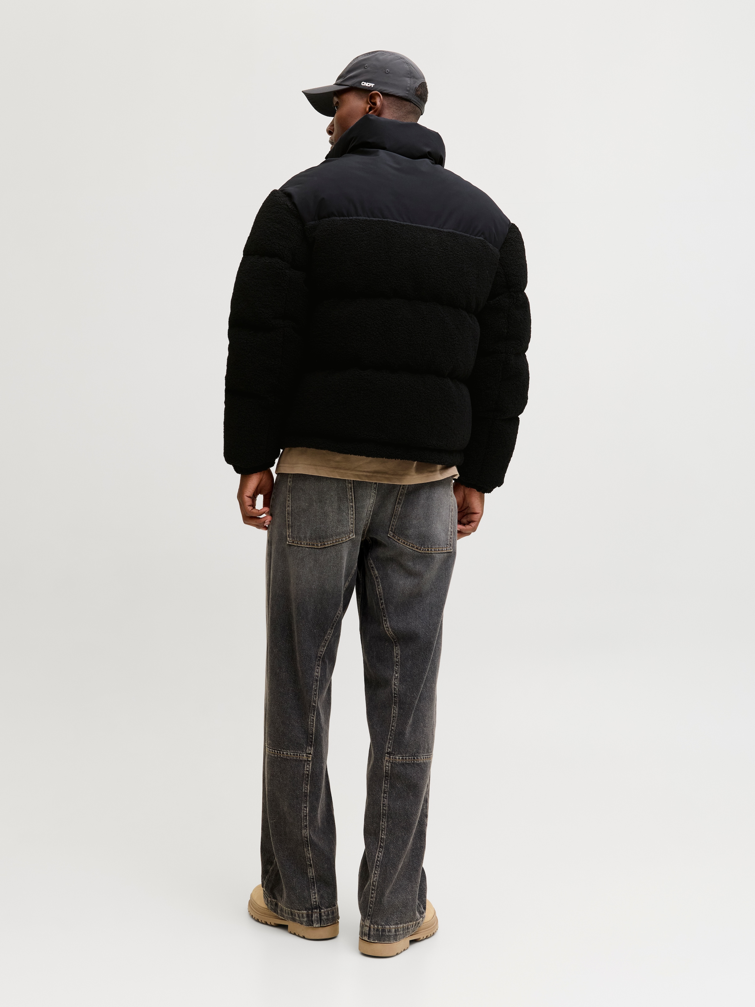 Jack & Jones Steppjacke »JCOFLARE TEDDY PUFFER JACKET«