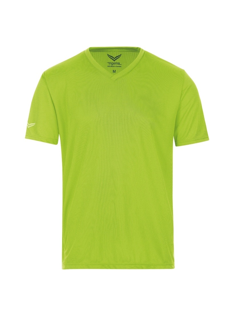 Trigema T-Shirt »TRIGEMA V-Shirt COOLMAX®«, (1 tlg.)