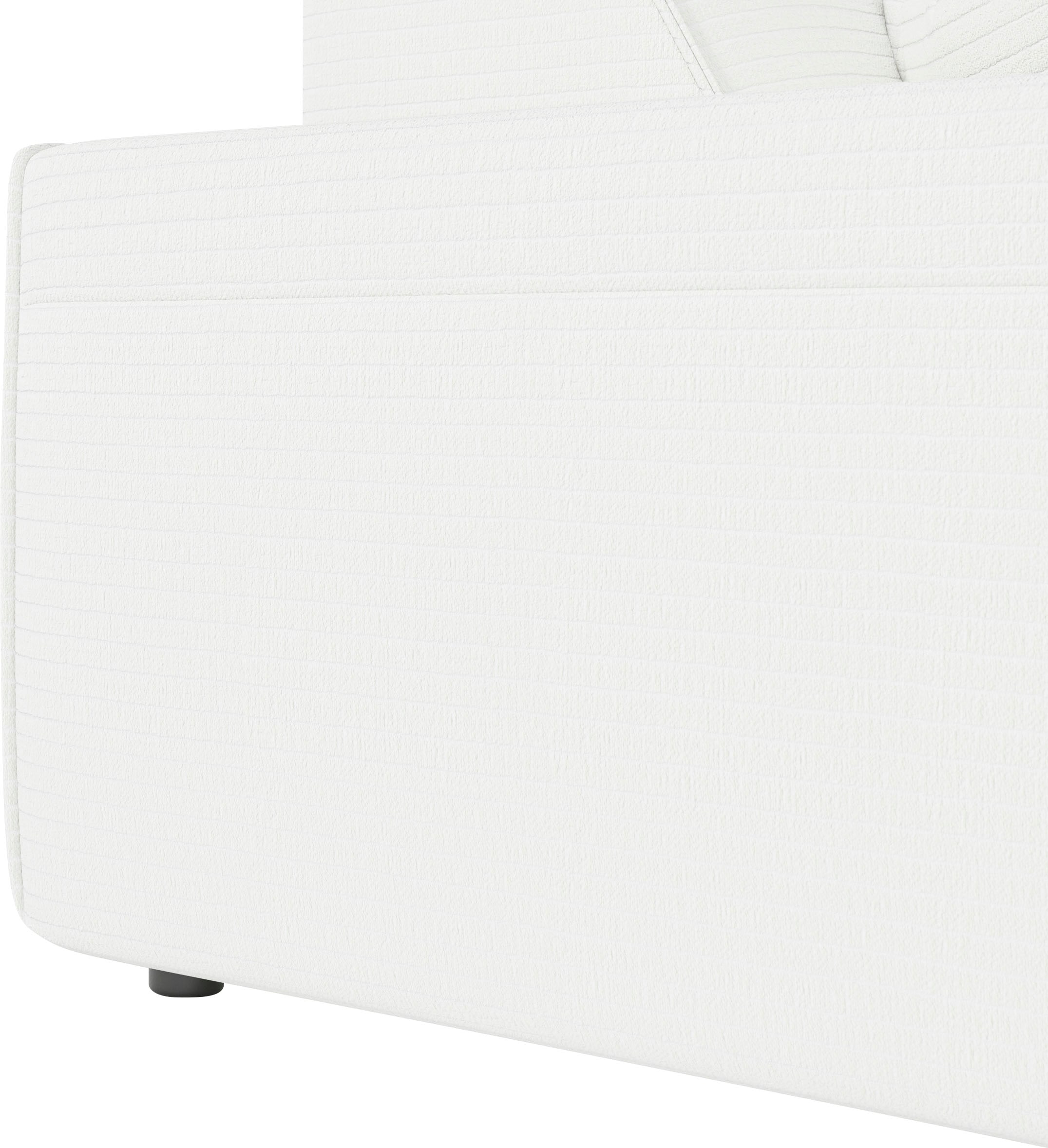 andas Ecksofa »Glimminge auch in Breitcord, Feincord, Bouclé + Easy care-Bezug«, L-Form, Breite 294, Zierkissen