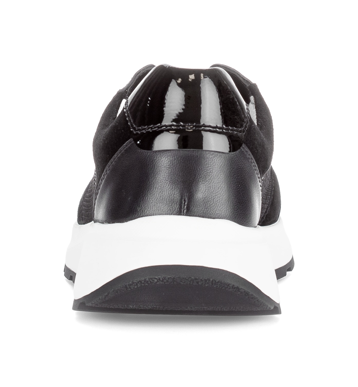 Gabor Keilsneaker  , Freizeitschuh, Halbschuh, Schnürschuh, Kontrastbesatz an der Ferse