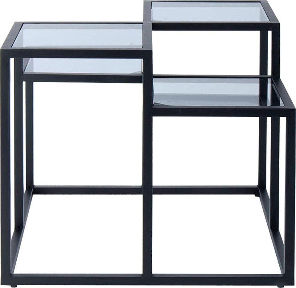 Kayoom Beistelltisch »Steps 625, Beistelltisch in elegantem Design, würfelförmig« 1 Stk. tlg. stufenförmiges Gestell aus Metall, quadratische Platten, modern