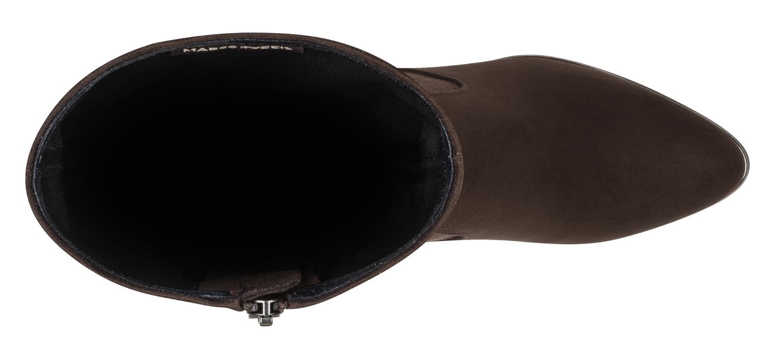 MARCO TOZZI Stiefel  , Blockabsatz, Businessstiefel, Langschaftstiefel mit Zierschnalle