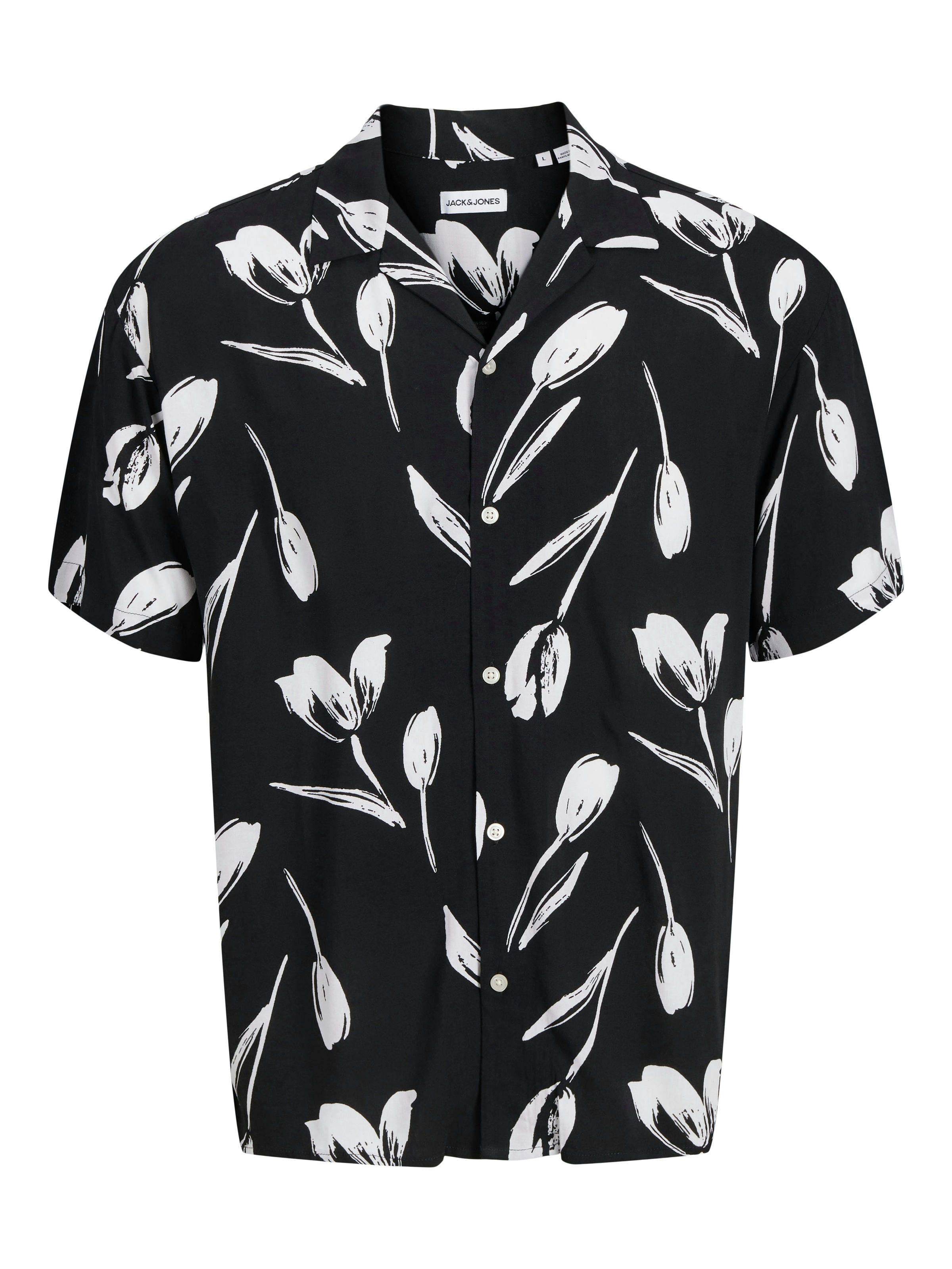 Jack & Jones Kurzarmhemd »JJEJEFF CHARGE RESORT SHIRT SS SN«, mit All-Over Print