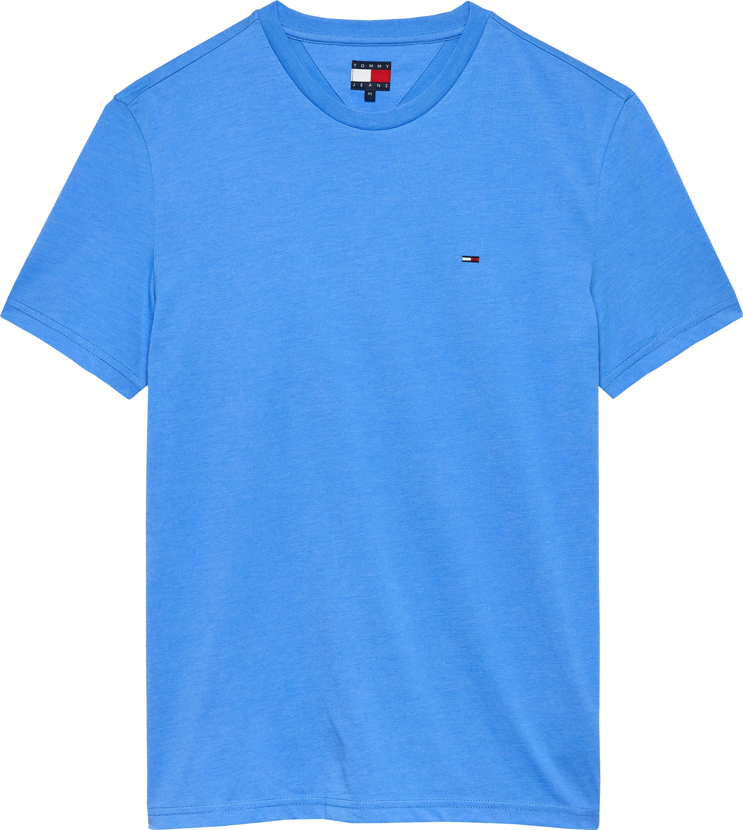 Tommy Jeans T-Shirt »TJM XSLIM JASPE HTR TEE EXT«, Mit Rundhalsausschnitt