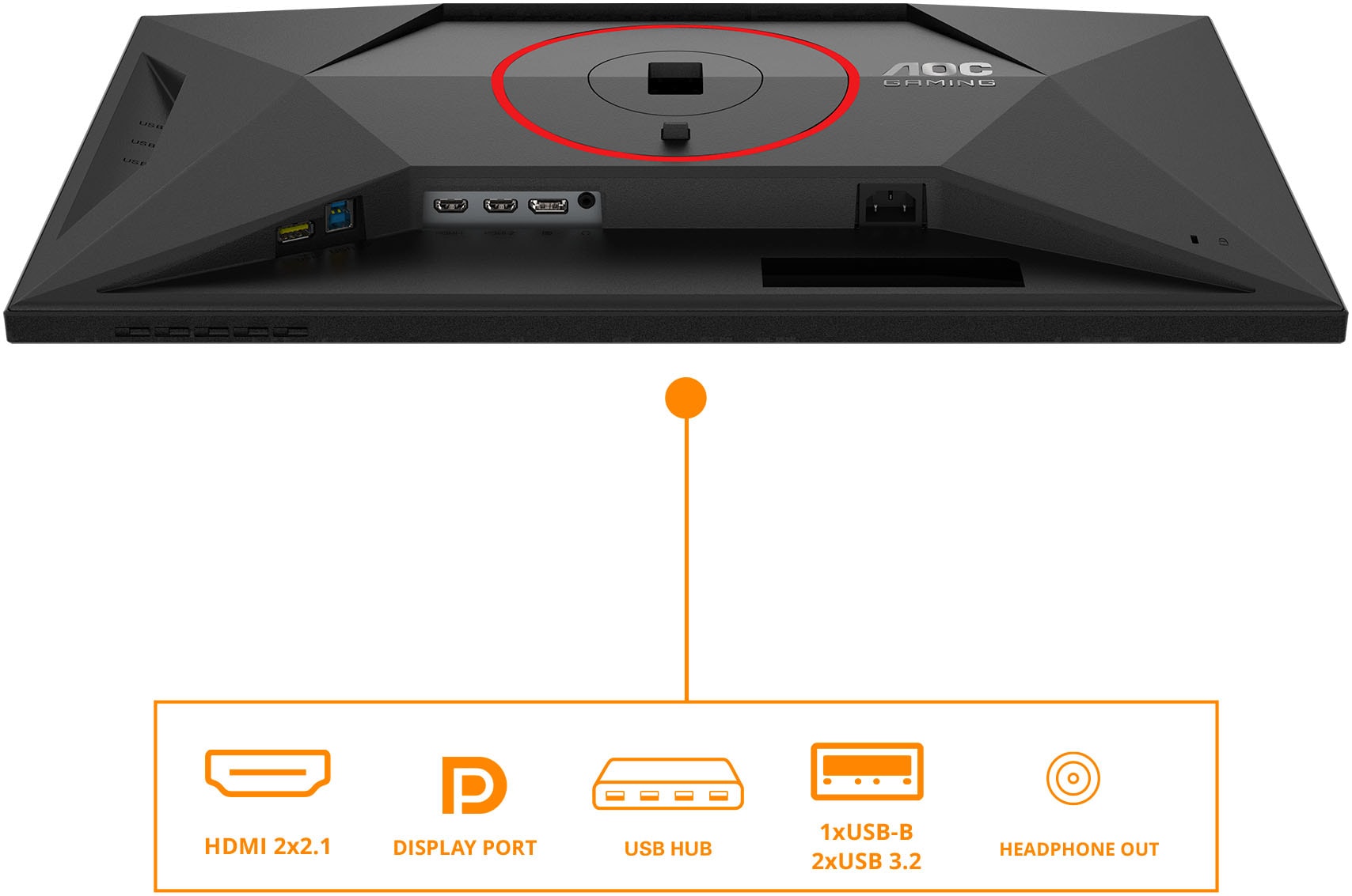 AOC Gaming-LED-Monitor »Q27G4SRU« 69 cm/27 ″  2560 x 1440 px QHD 1 Reaktionszeit 320 Hz