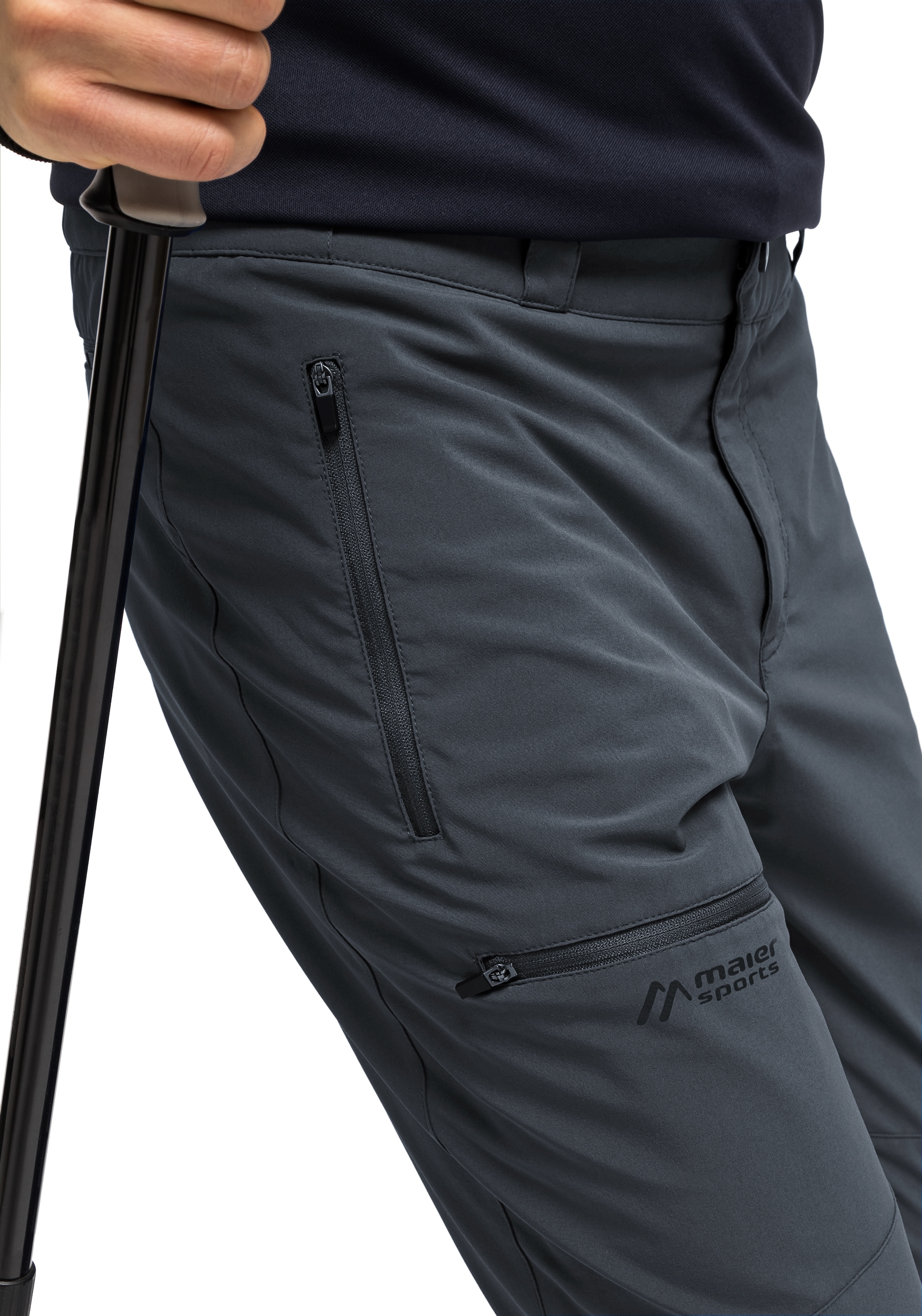 Maier Sports Funktionshose »Latit M«, Herren Wanderhose, atmungsaktive Outdoor-Hose, 4 Taschen, Regular Fit