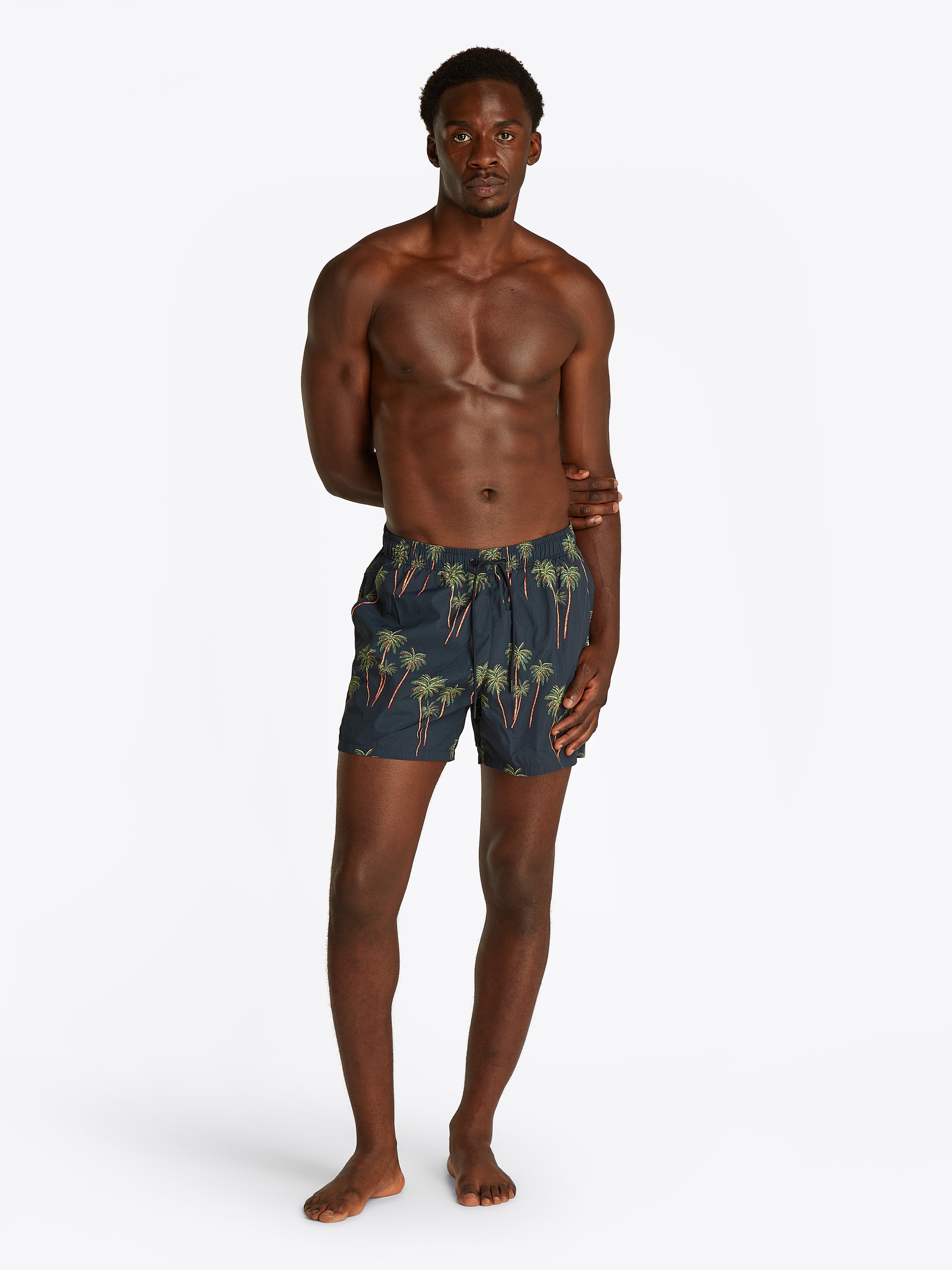 Tommy Hilfiger Swimwear Badeshorts »MEDIUM DRAWSTRING PRINT«, mit Muster