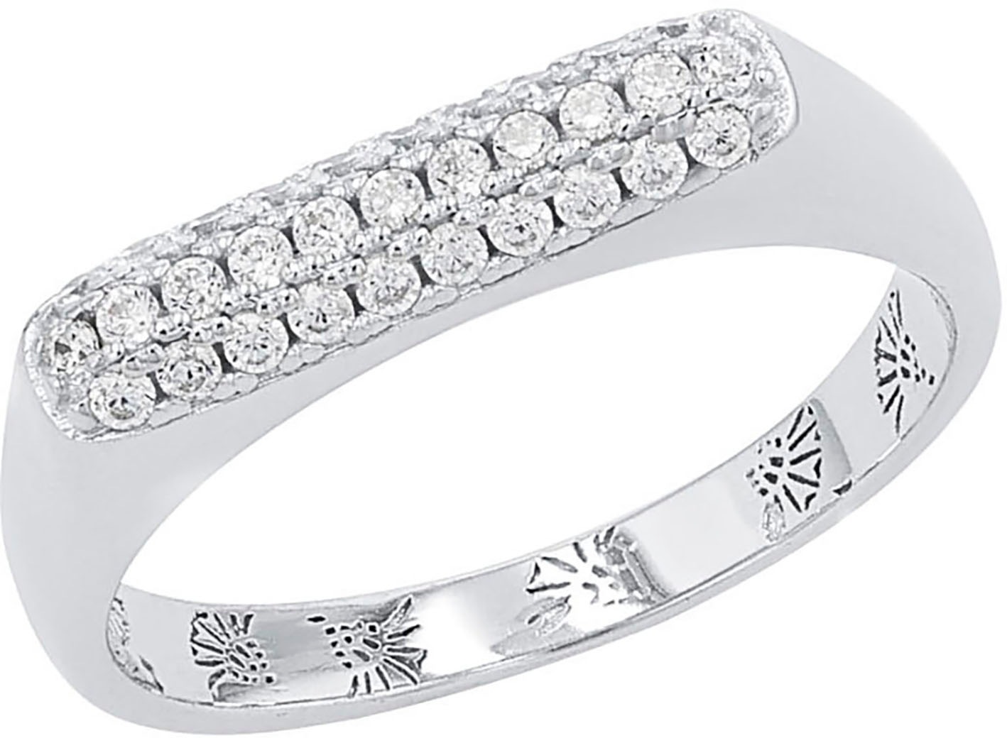 JOOP! Fingerring »2038939/-40/-41/-42«, mit Zirkonia (synth.)