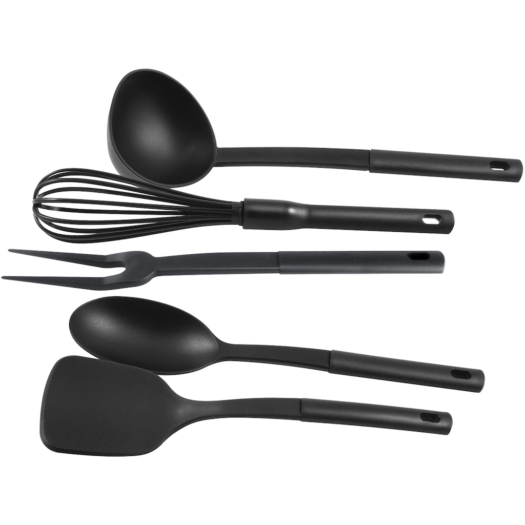 Tefal Topf-Set »Daily Cook«, Edelstahl, (Set, 11 tlg., Stielkasserolle 16 cm, Kochtopf mit Deckel 20/24 cm, Bratpfanne 28 cm), Edelstahl-Töpfe mit stehendem Deckel,Ausguss,alle Herdarten,Induktion