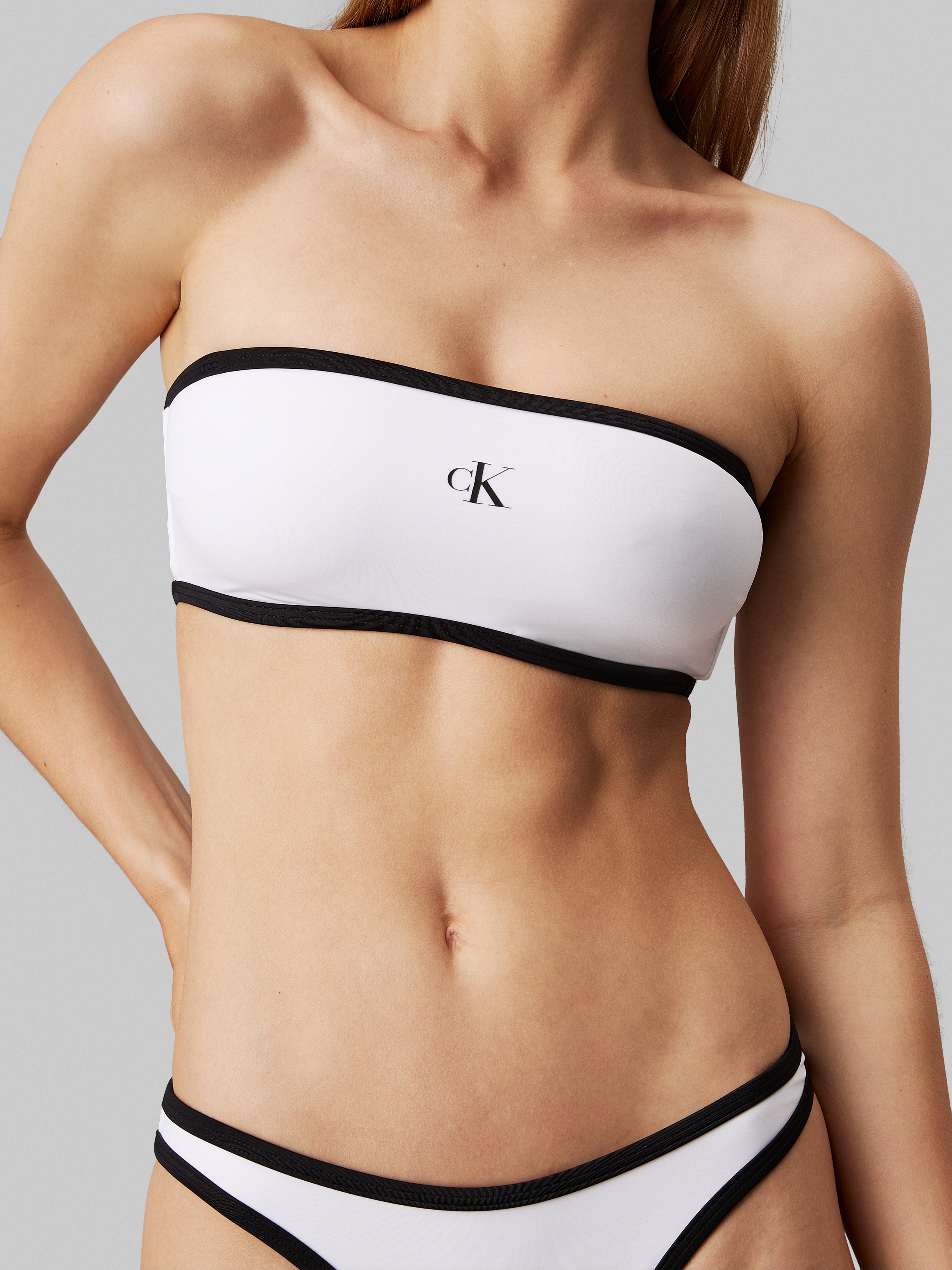 Calvin Klein Swimwear Bandeau-Bikini-Top »BANDEAU-RP«, mit abnehmbaren Trägern