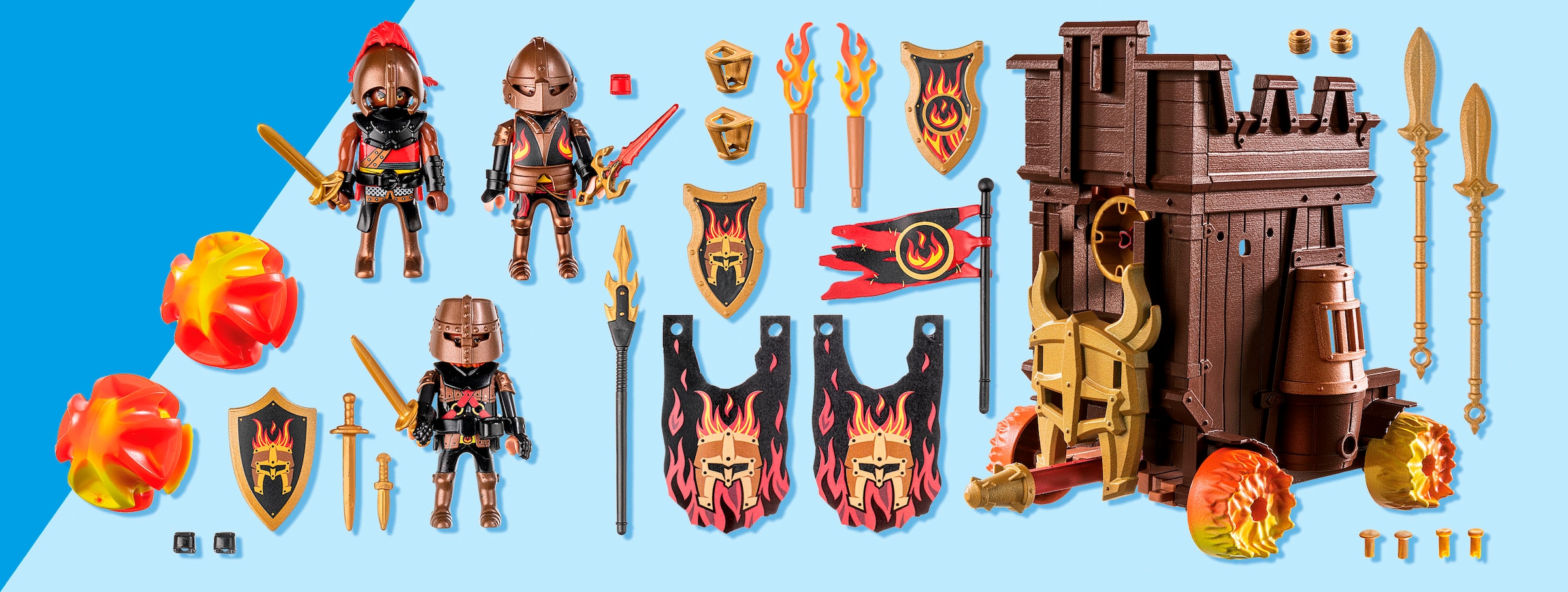 Playmobil® Konstruktions-Spielset »Angriffswagen mit Feuerkanone (71643), Novelmore« Made in Europe