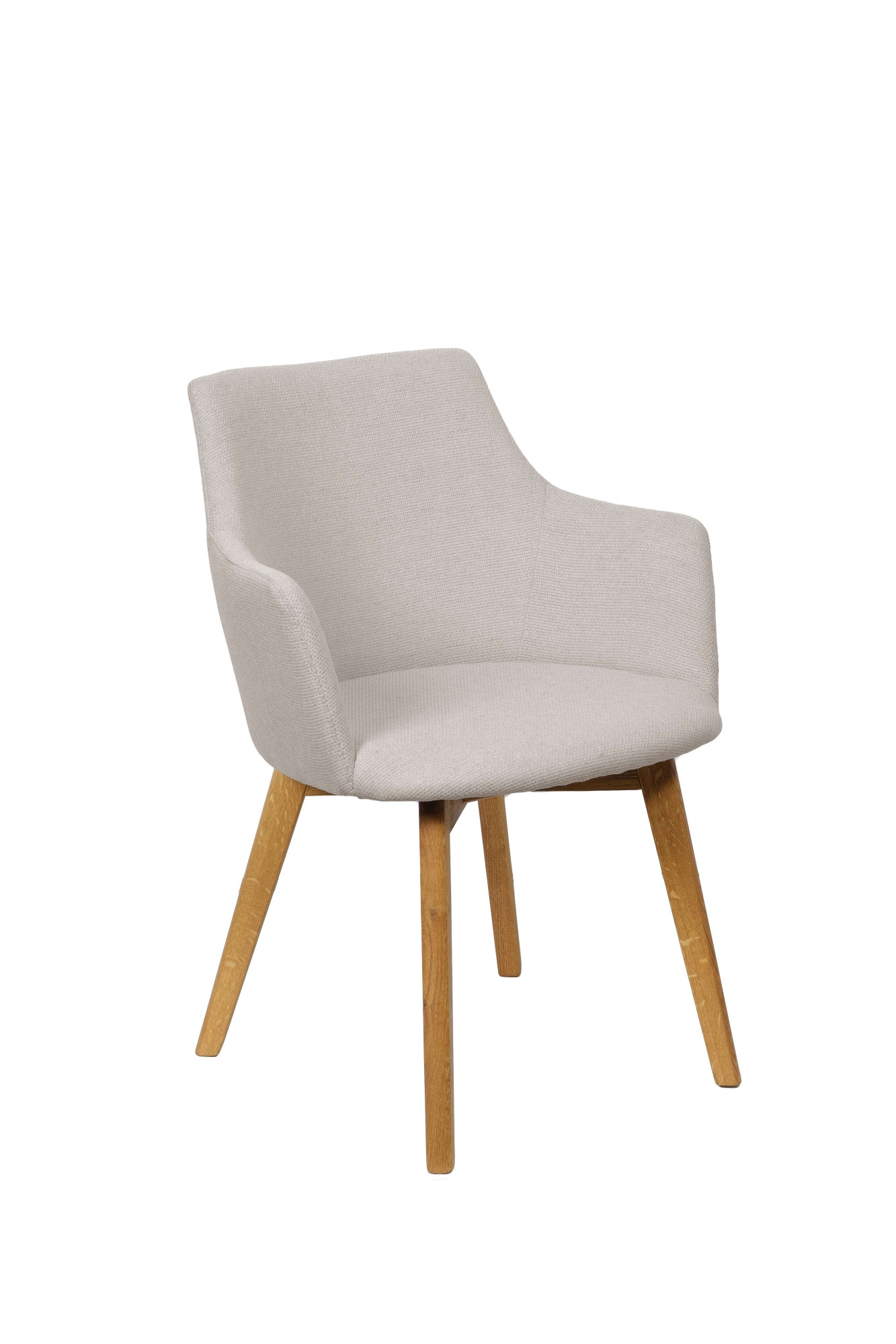 Home affaire Essgruppe »Ena Sitzgruppe für Küche/Esszimmer, Esstisch mit 4 Polsterstühlen 5tlg«, (Set, 5 tlg., 5-tlg), Stuhlbeine in Eiche Natur oder Buche Schwarz, Tisch 180 cm, U-Gestell