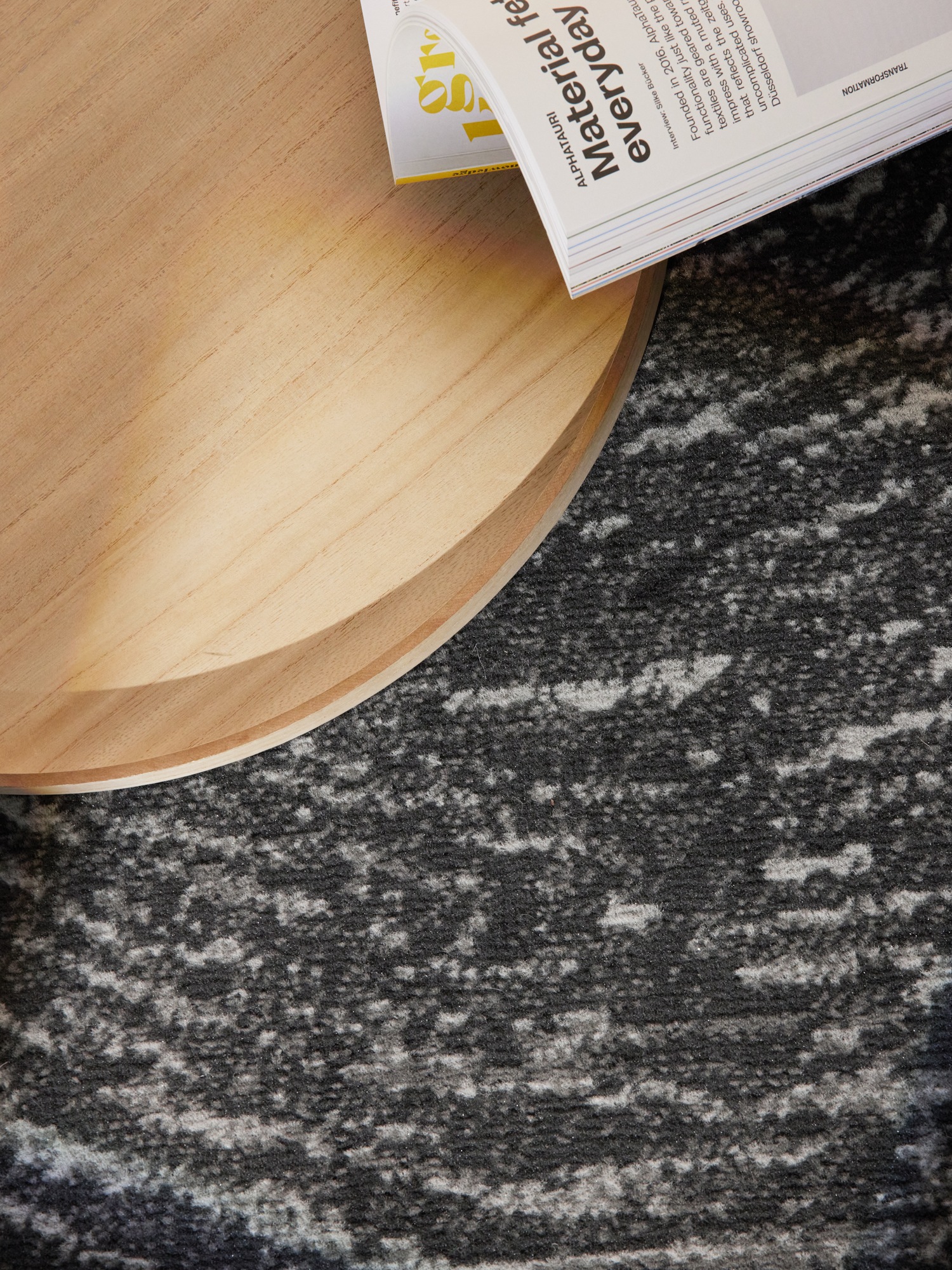 HANSE Home Teppich »Cavallo« rund 9 mm Höhe Wohnzimmer, Schlafzimmer, Flur, Kurzflor, meliert, Vintage, weich