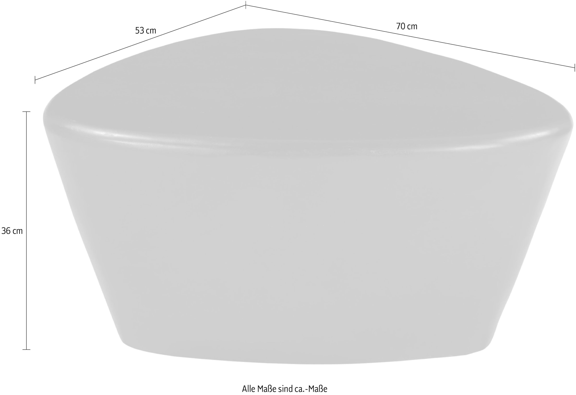 SIT Beistelltisch 1 Stk. tlg. dreieckige Tischplatte