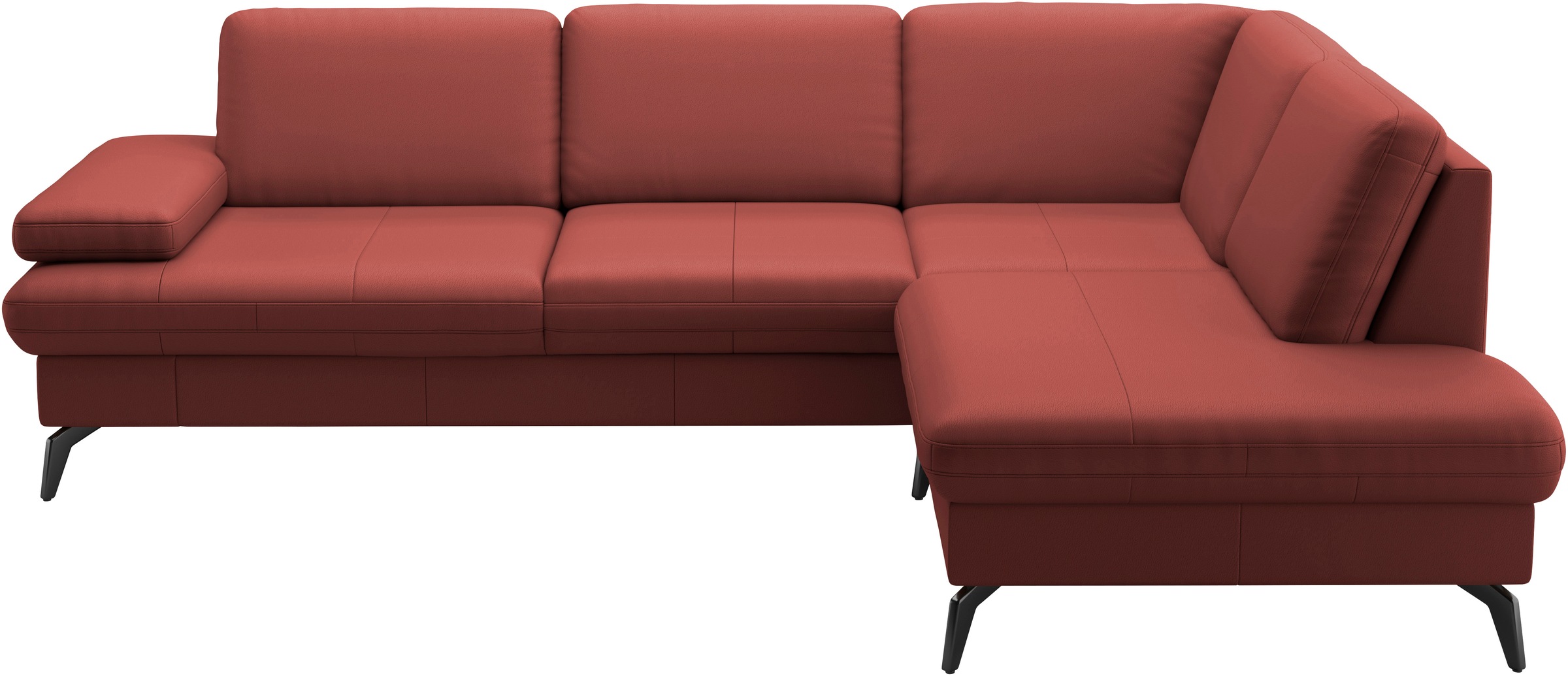 sit&more Ecksofa »Morris L-Form, inkl. Sitztiefenverstellung«, wahlweise mit Armteilverstellung, Bettfunktion & Bettkasten