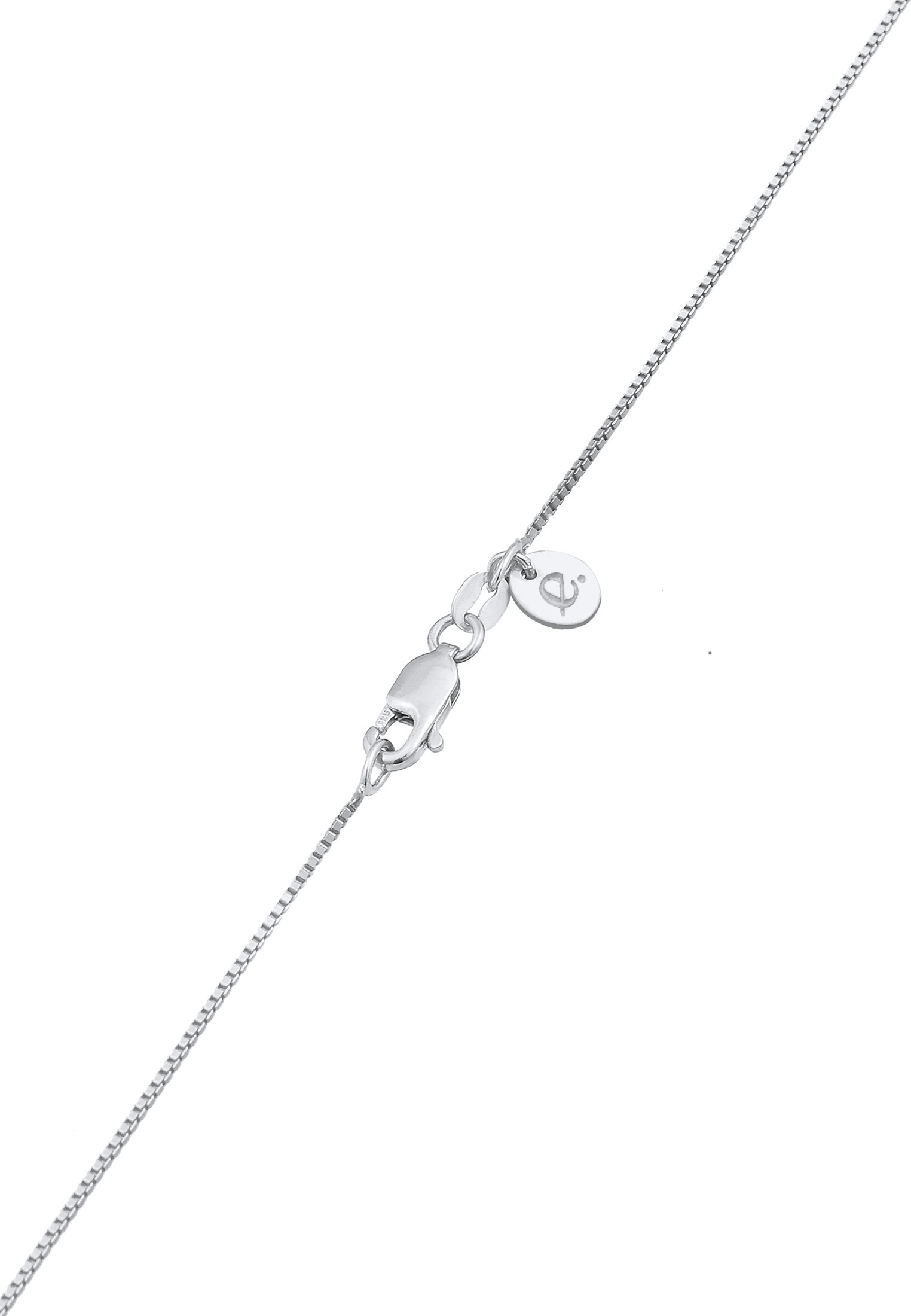 Elli Premium Kette mit Anhänger »Halskette Kreuz Religion Basic Unisex 925 Silber«