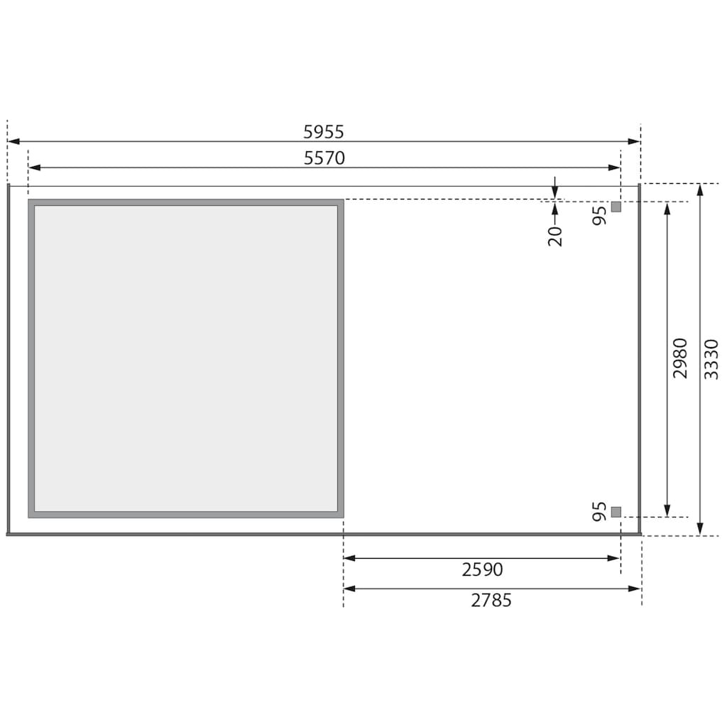 Karibu Gartenhaus »Arnis 6«, (Set)