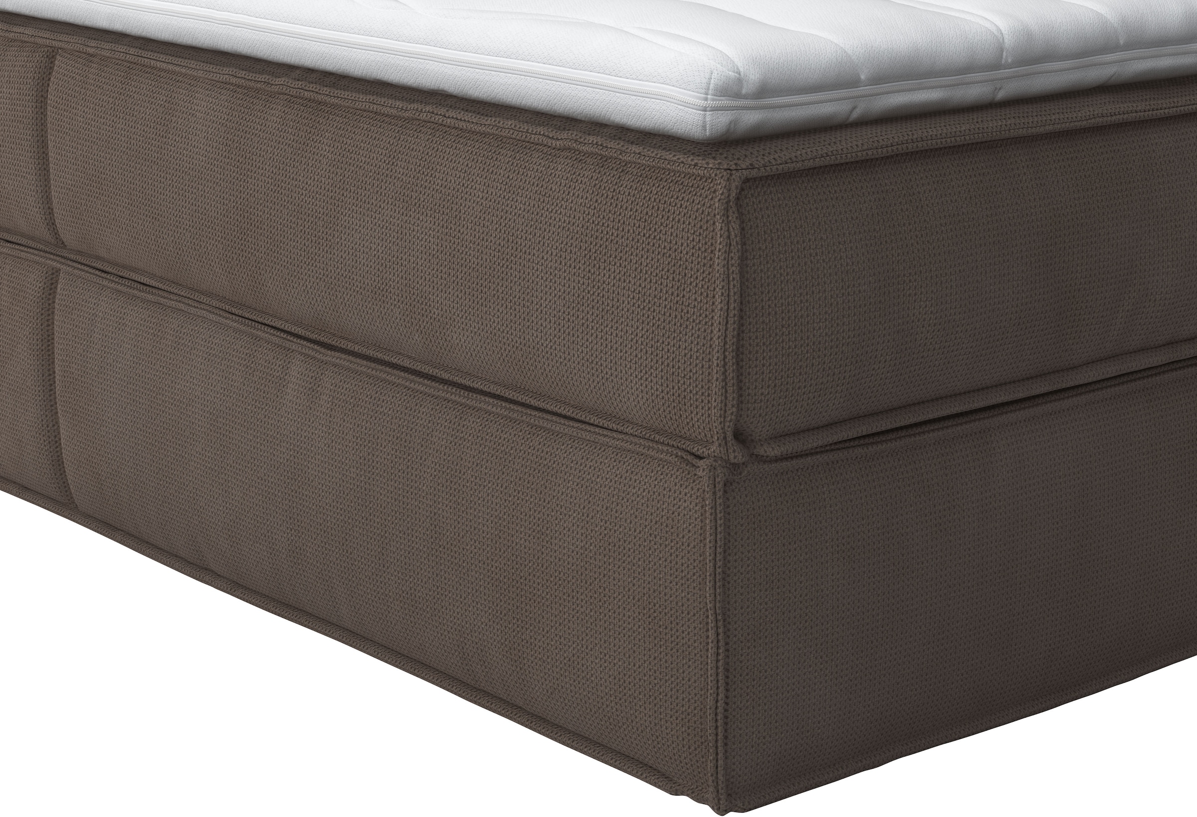 Home affaire Boxspringbett »Sacy«, Boxbett inkl. Topper, 2 Matratzen, Härtegrade H2, H3 und H4 wählbar