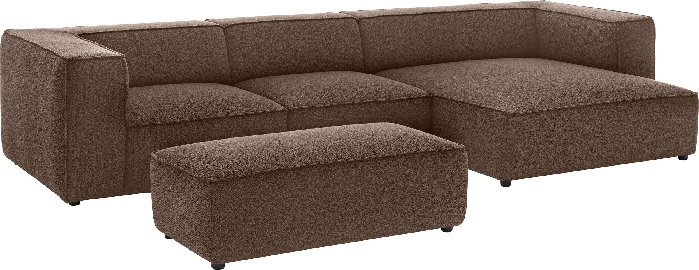 W.SCHILLIG Hocker »around-the-block«, mit eleganter Biese