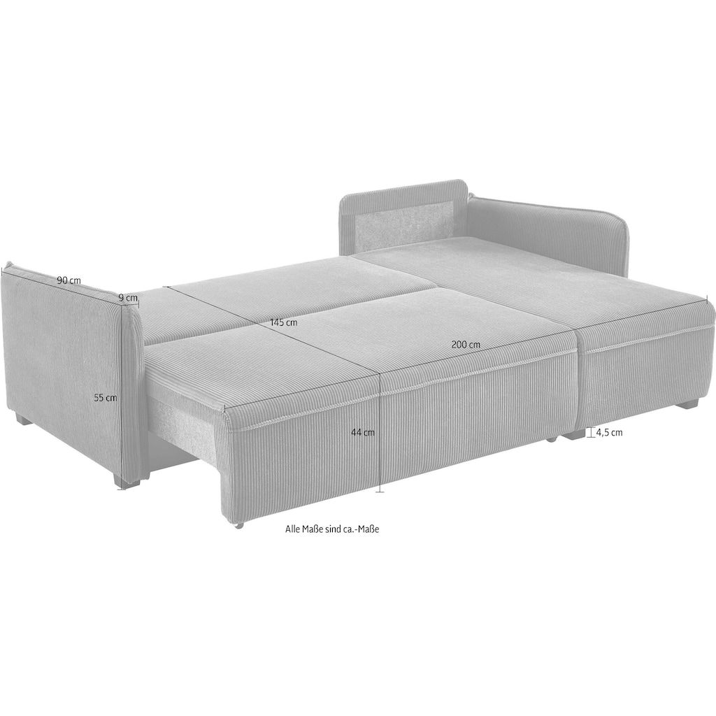 ATLANTIC home collection Ecksofa