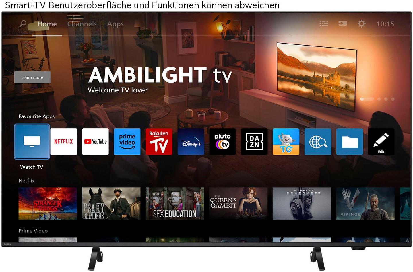 Philips Mini-LED-Fernseher »55PML9009/12«, 4K Ultra HD, Smart-TV