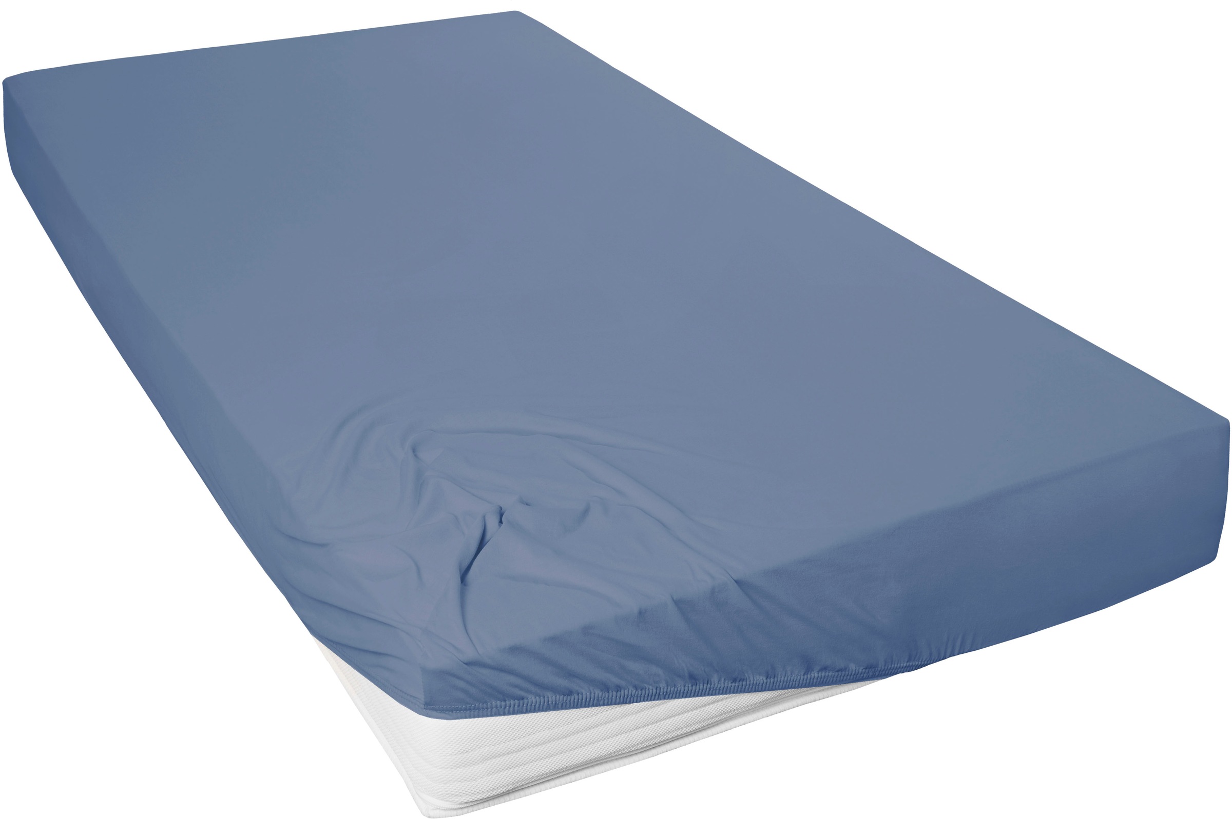 Primera Spannbettlaken "Mako-Feinjersey Spannbetttuch" Geeignet für Standardmatratzen bis 22 cm, 100% Baumwolle