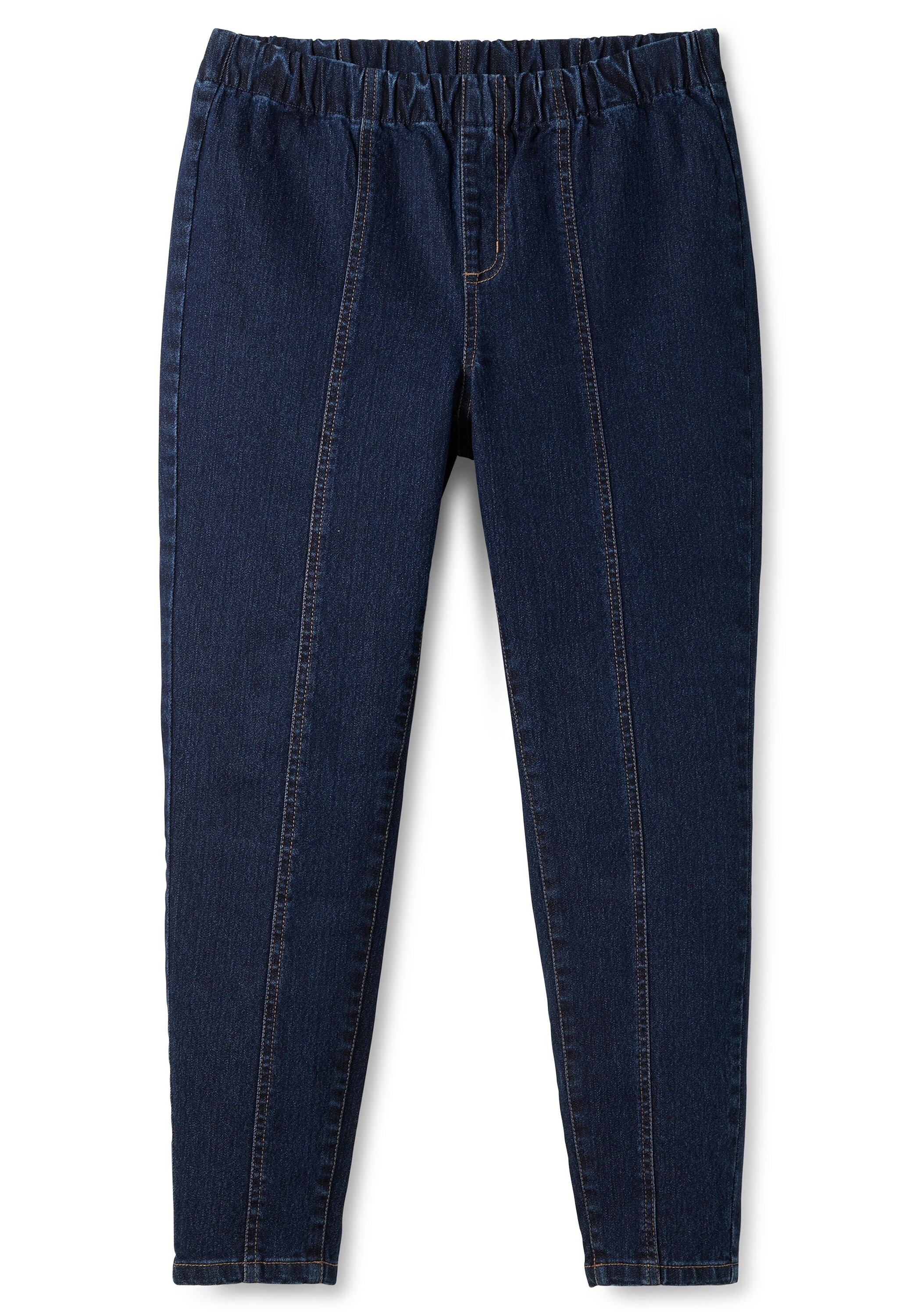 Sheego Schlupfjeans »Jeggings mit Teilungsnähten, schmale Form«