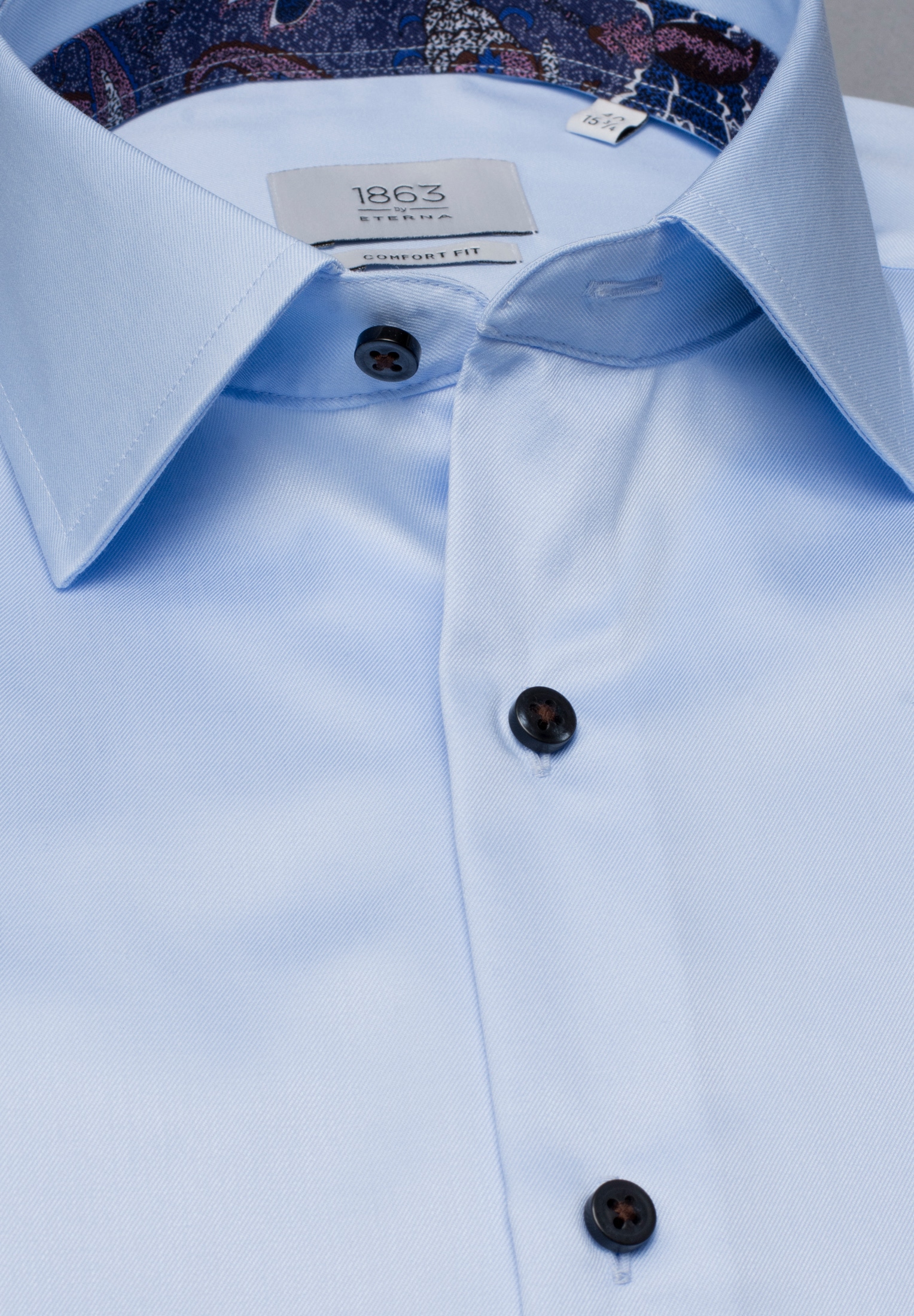 Eterna Langarmhemd »COMFORT FIT« NON IRON (bügelfrei)